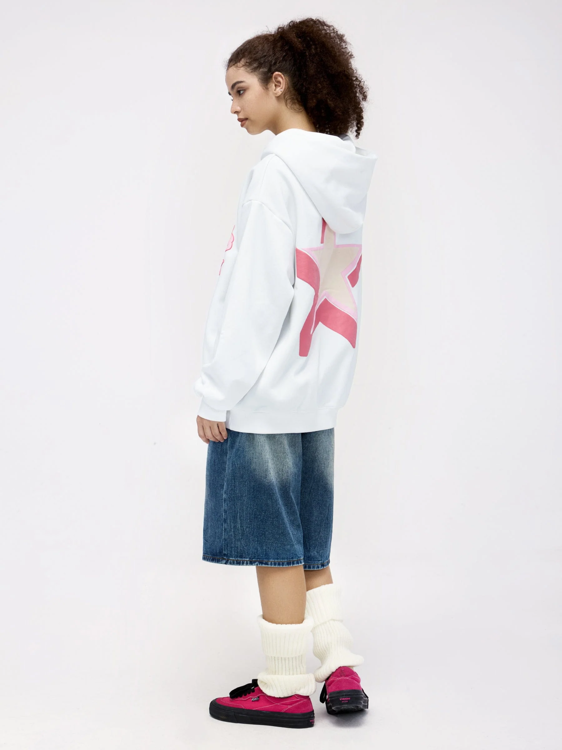 Aelfric Eden Oversized Star Graphic Hoodie - Image 5