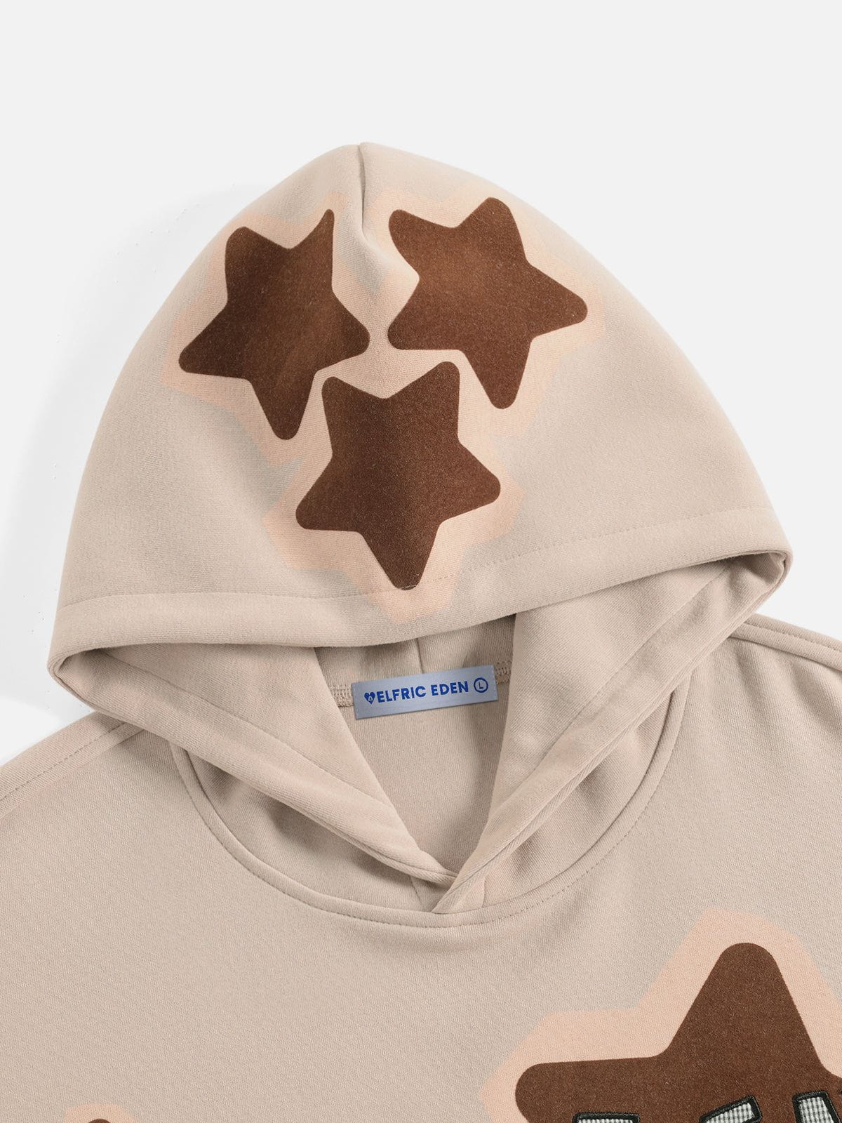 Aelfric Eden Oversized Applique Embroidery Eden Star Pullover Hoodie - Image 6