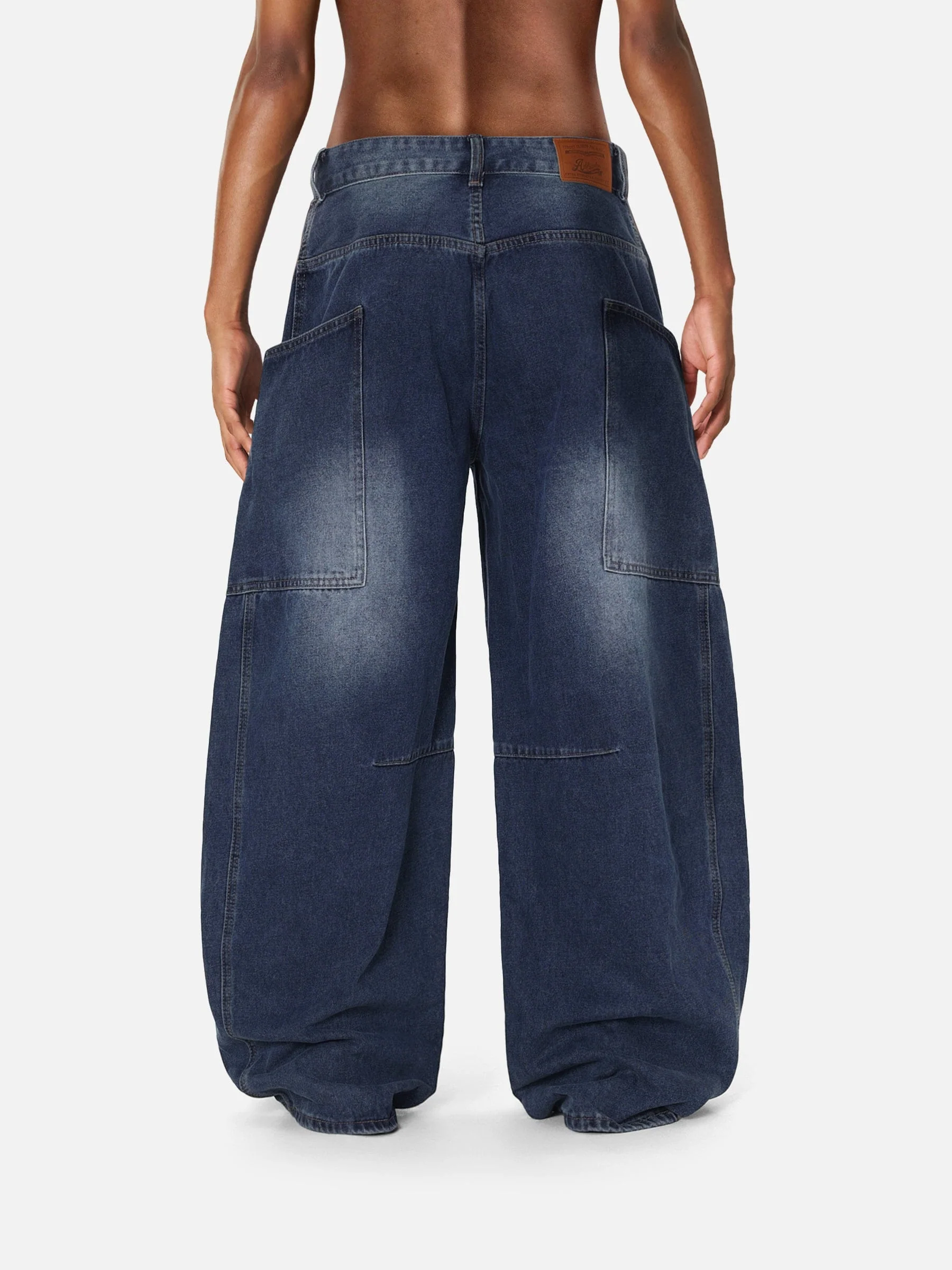 Aelfric Eden  Baggy Barrel Big Pocket Jeans - Image 5