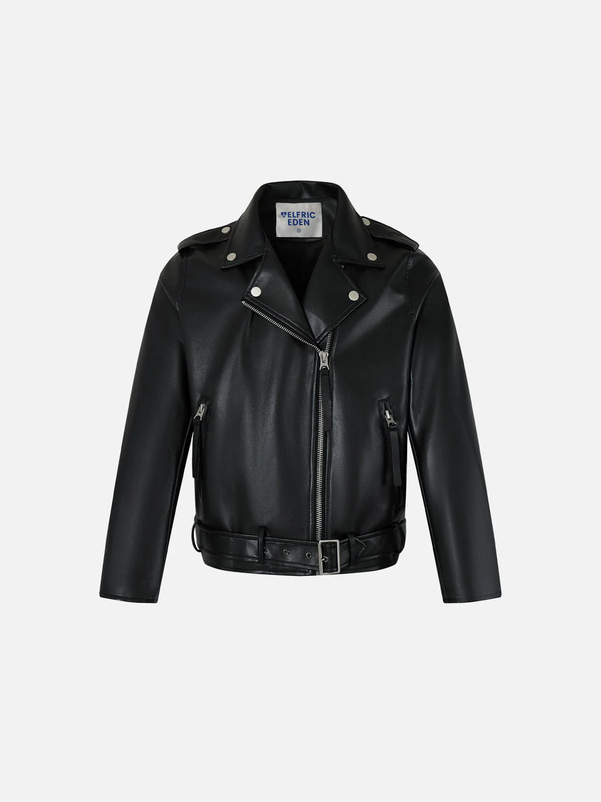 Aelfric Eden Asymmetrical Zip Faux Leather Jacket