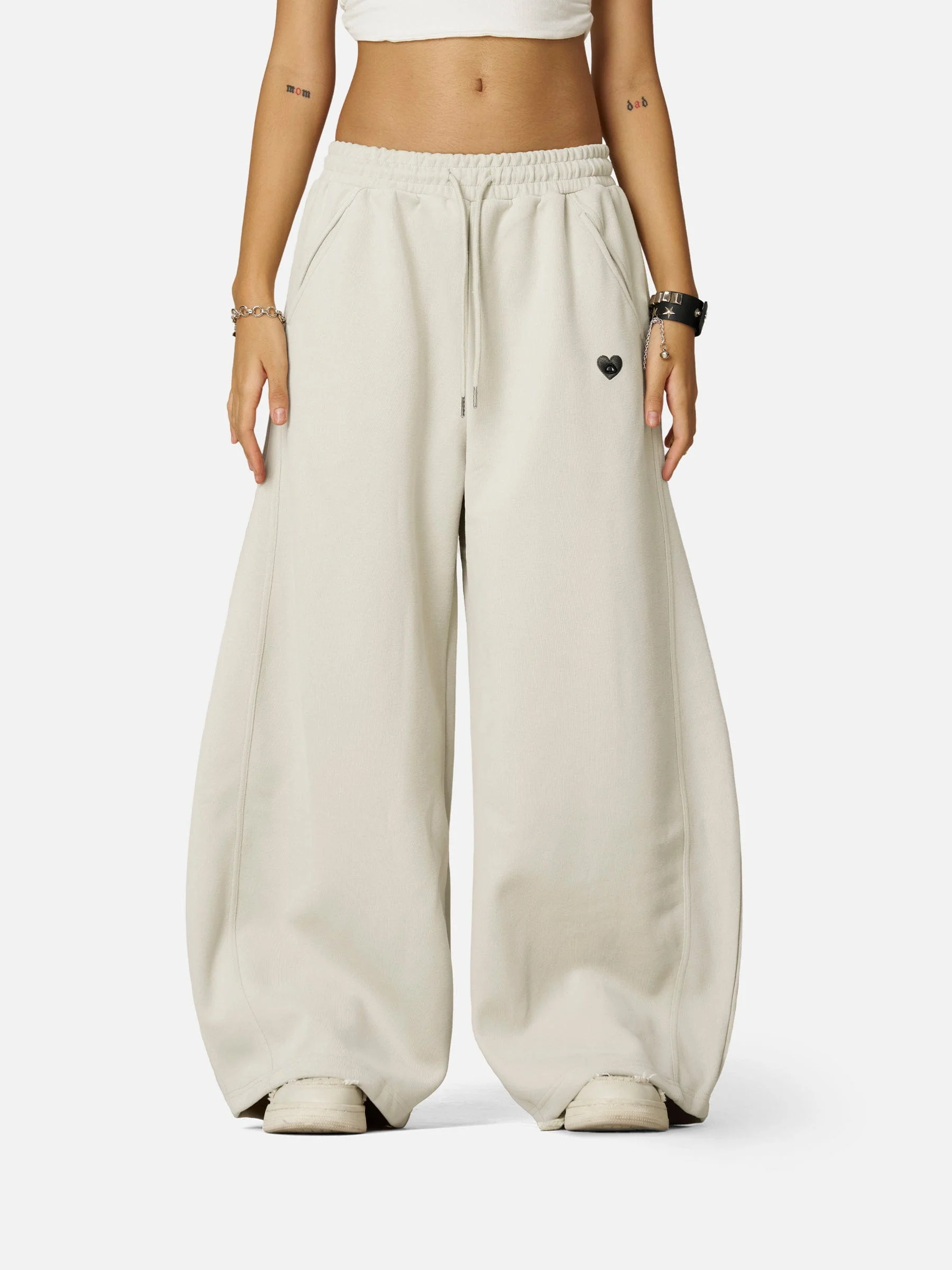 Aelfric Eden Khaki Super Baggy Barrel Sweatpants