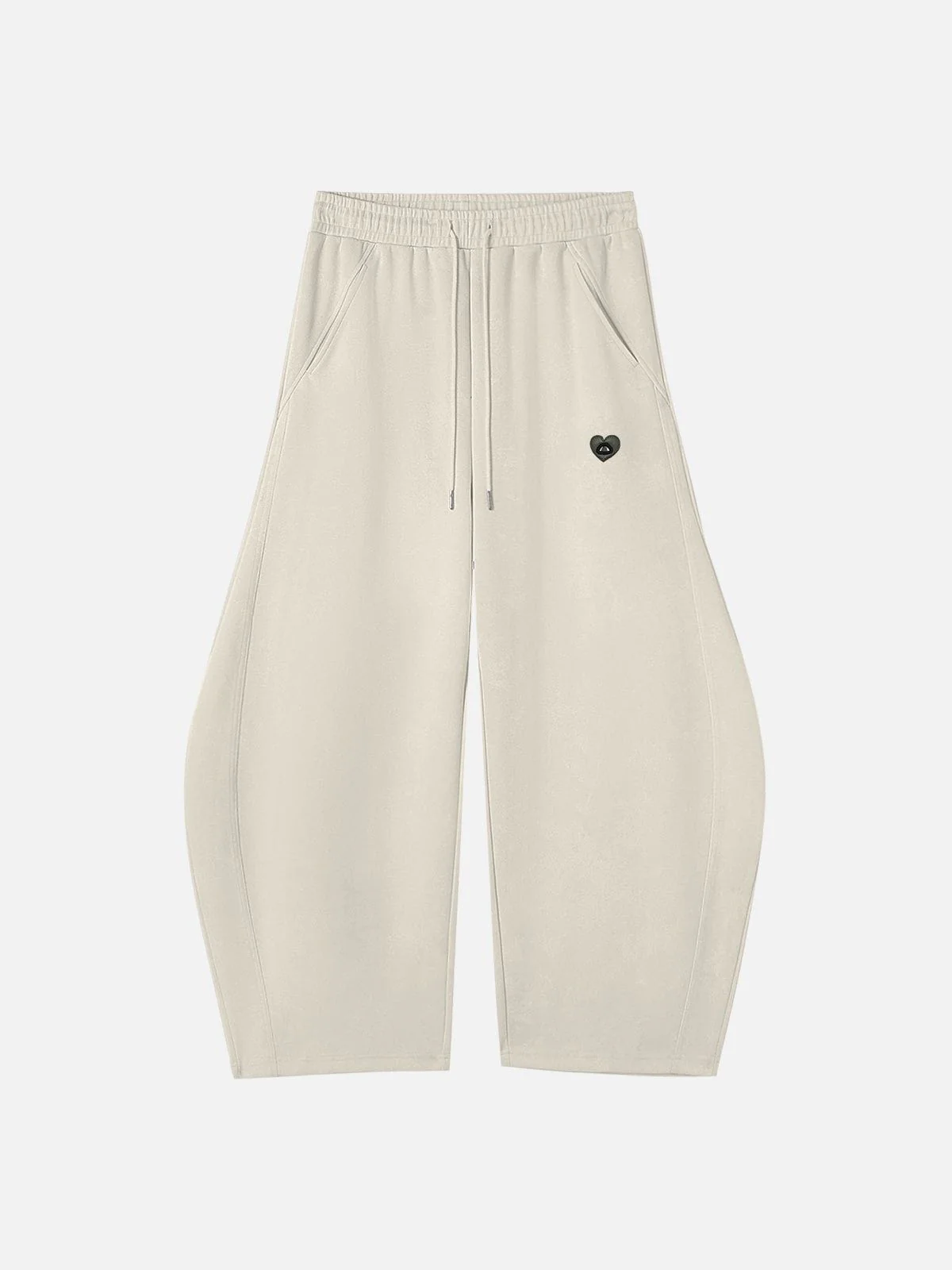 Aelfric Eden Khaki Super Baggy Barrel Sweatpants - Image 2