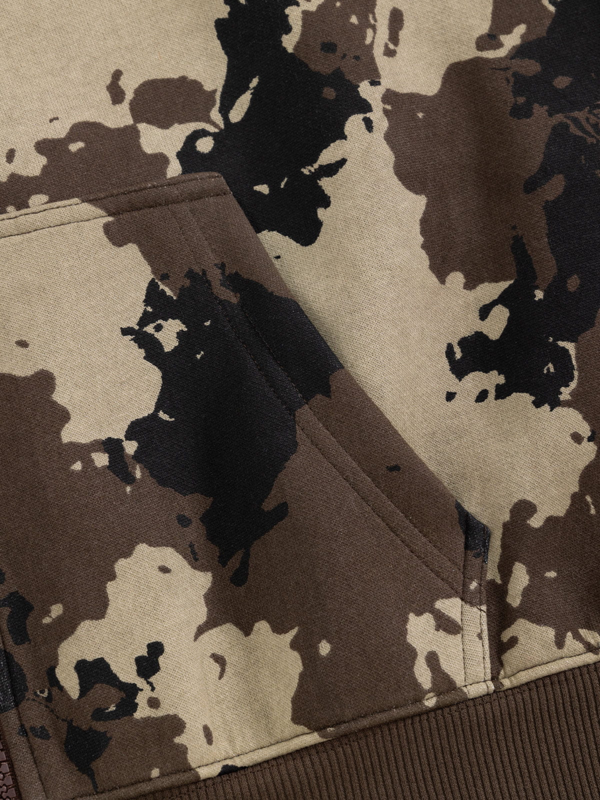 Aelfric Eden Boxy CAMO Zip Up Hoodie - Image 6