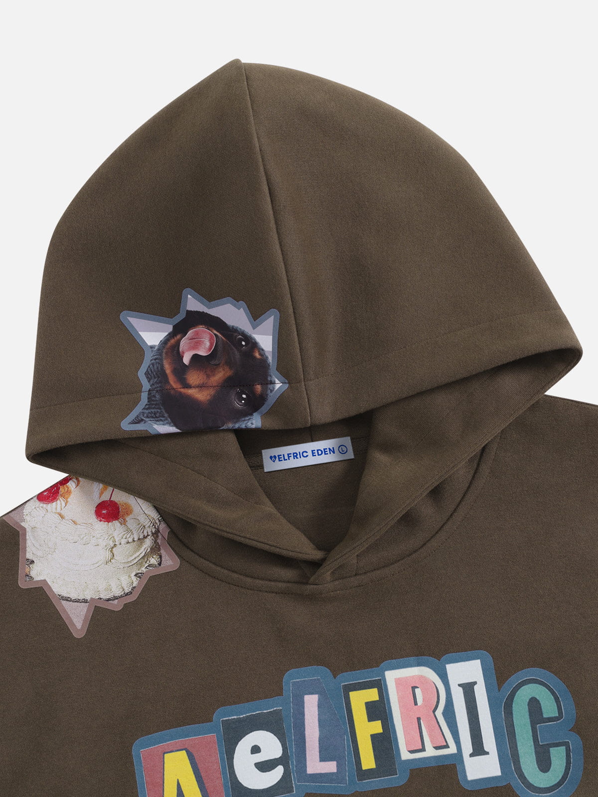 Aelfric Eden Boxy Dachshund Sticker Pullover Hoodie - Image 4