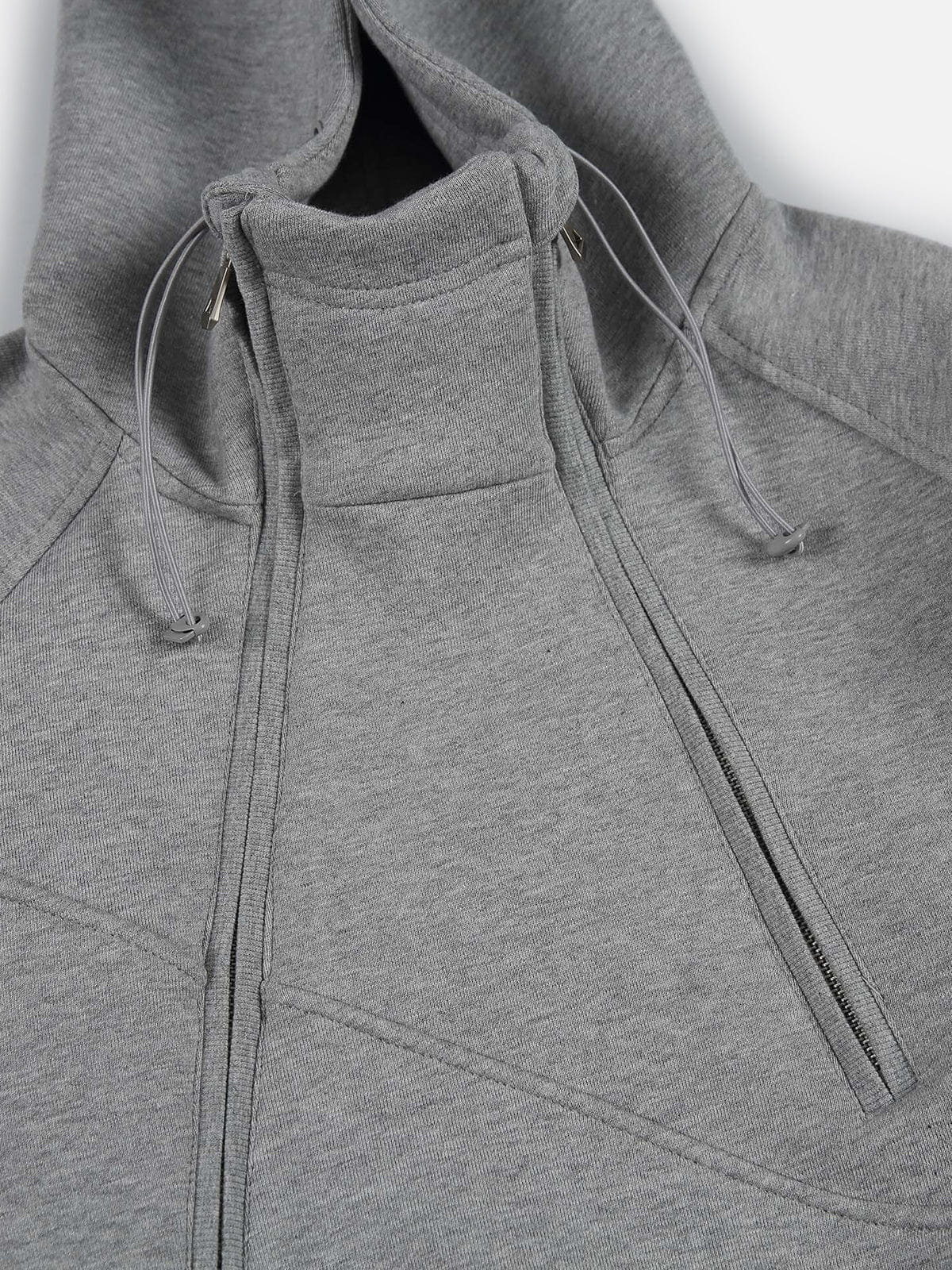 Aelfric Eden Boxy Panel Zip Up Hoodie - Image 5