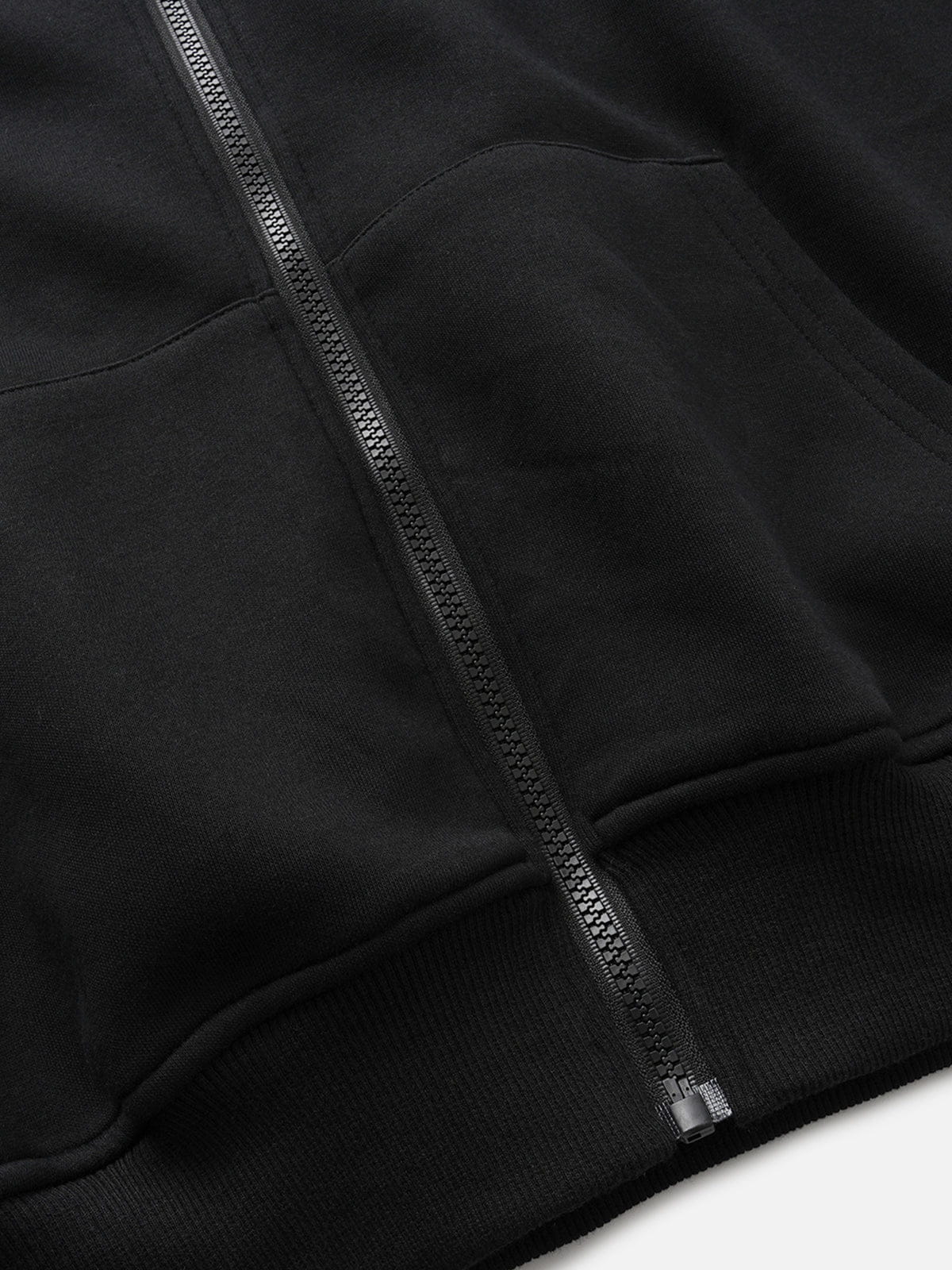 Aelfric Eden Boxy Skeleton Patch Zip Up Hoodie - Image 5