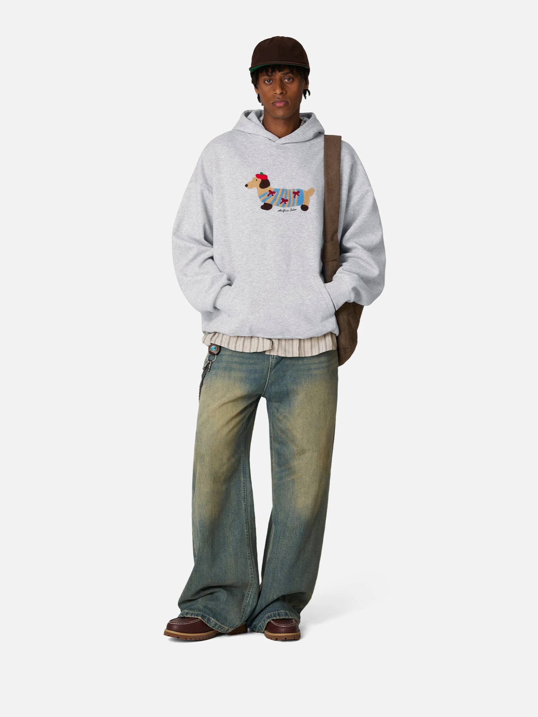 Aelfric Eden Cartoon Dachshund Hoodie - Image 7