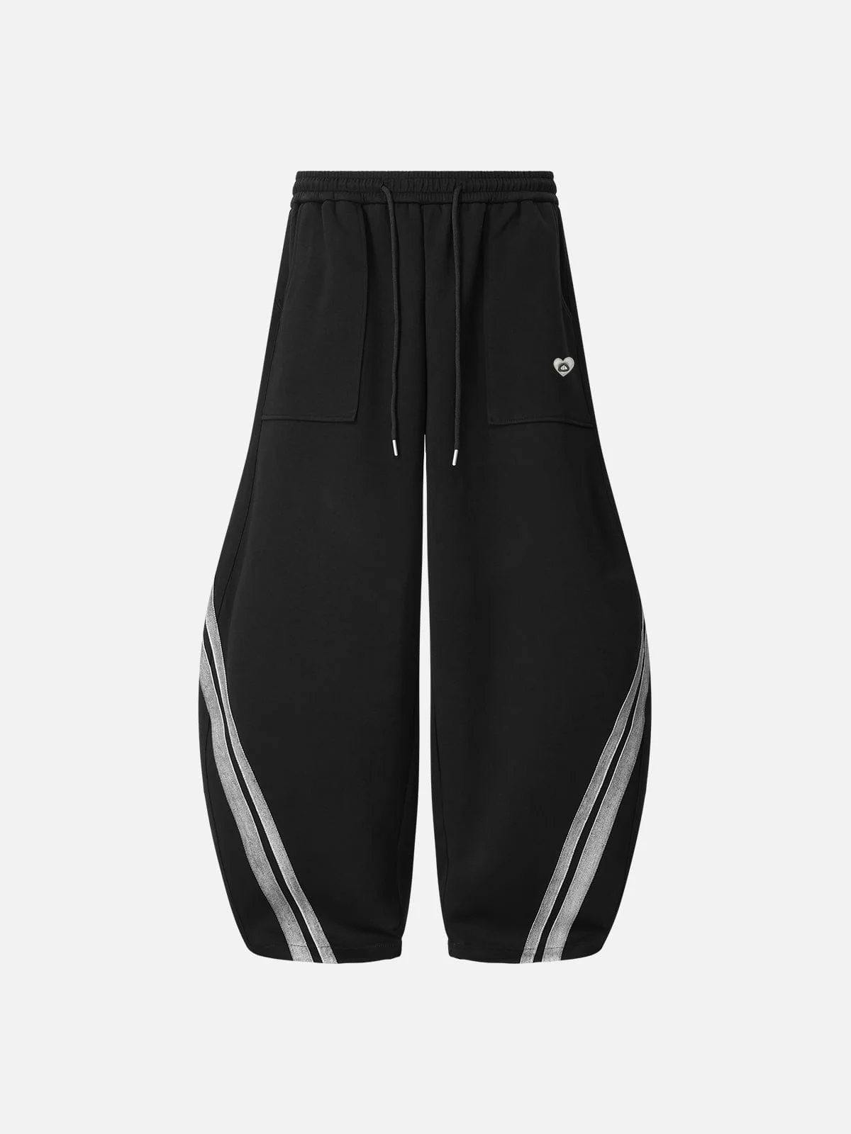 Aelfric Eden Contrast Panel Baggy Barrel Sweatpants - Image 3