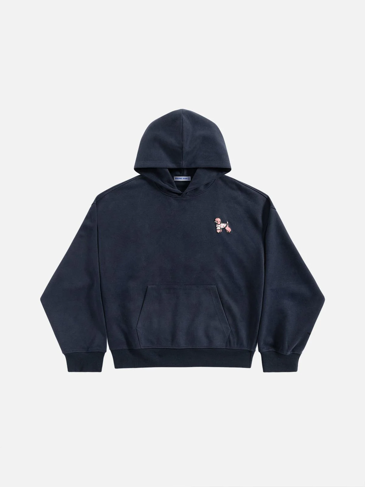 Aelfric Eden Oversized Cute Poodle Pullover Hoodie - Image 2