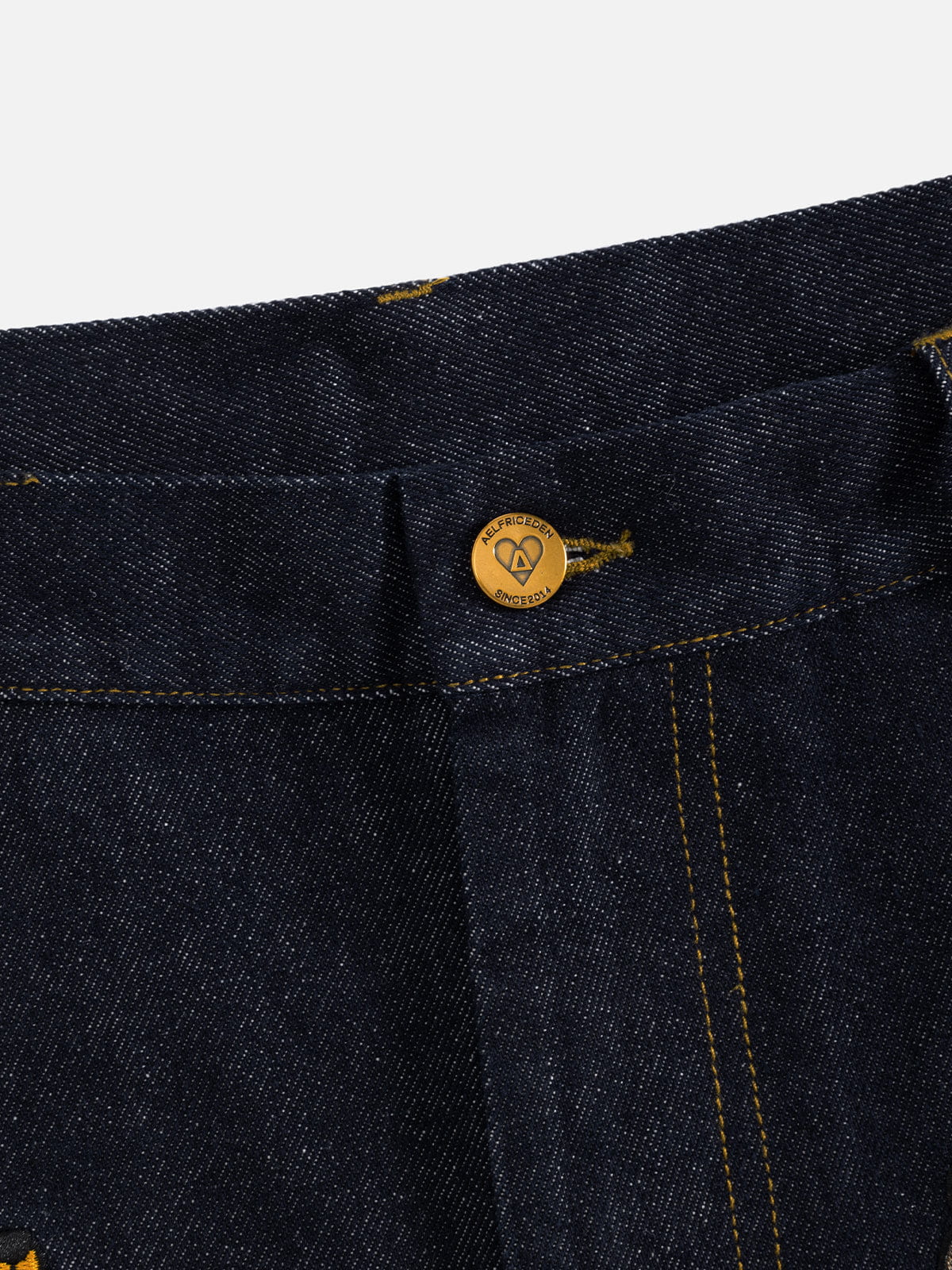 Aelfric Eden Dachshund Embroidered Baggy Jeans - Image 7
