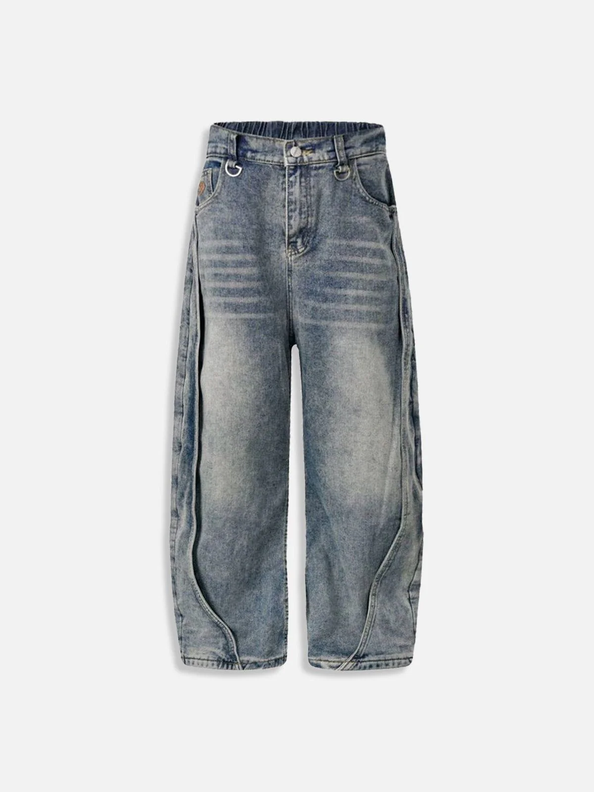 Aelfric Eden Baggy Patchwork Jeans - Image 2