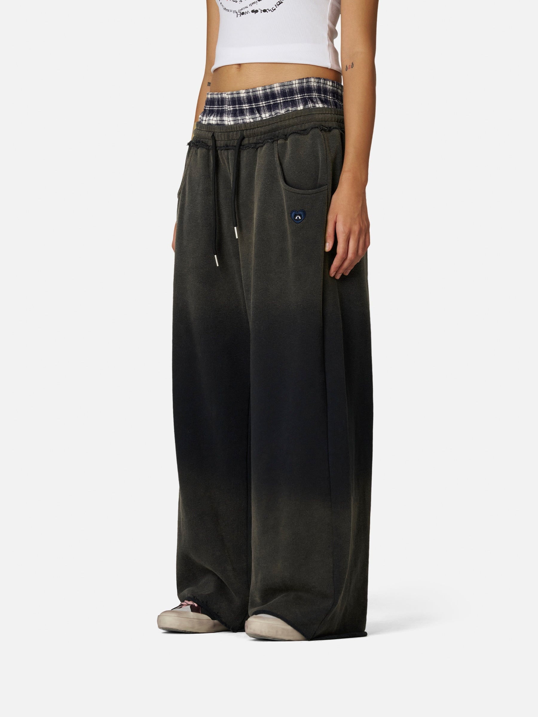 Aelfric Eden Double Waist Vintage Baggy Sweatpants - Image 5