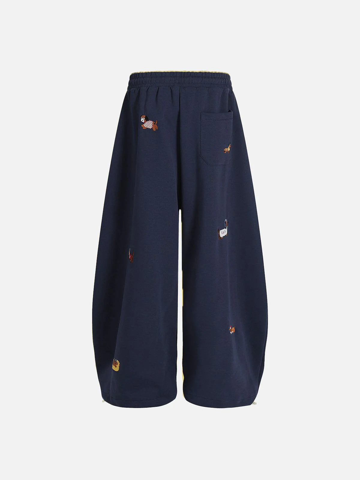 Aelfric Eden Embroidery Dog Baggy Barrel Sweatpants - Image 8