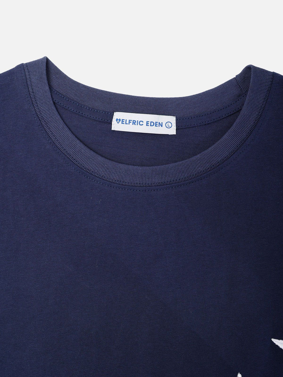 Aelfric Eden Embroidery Star Tee - Image 8
