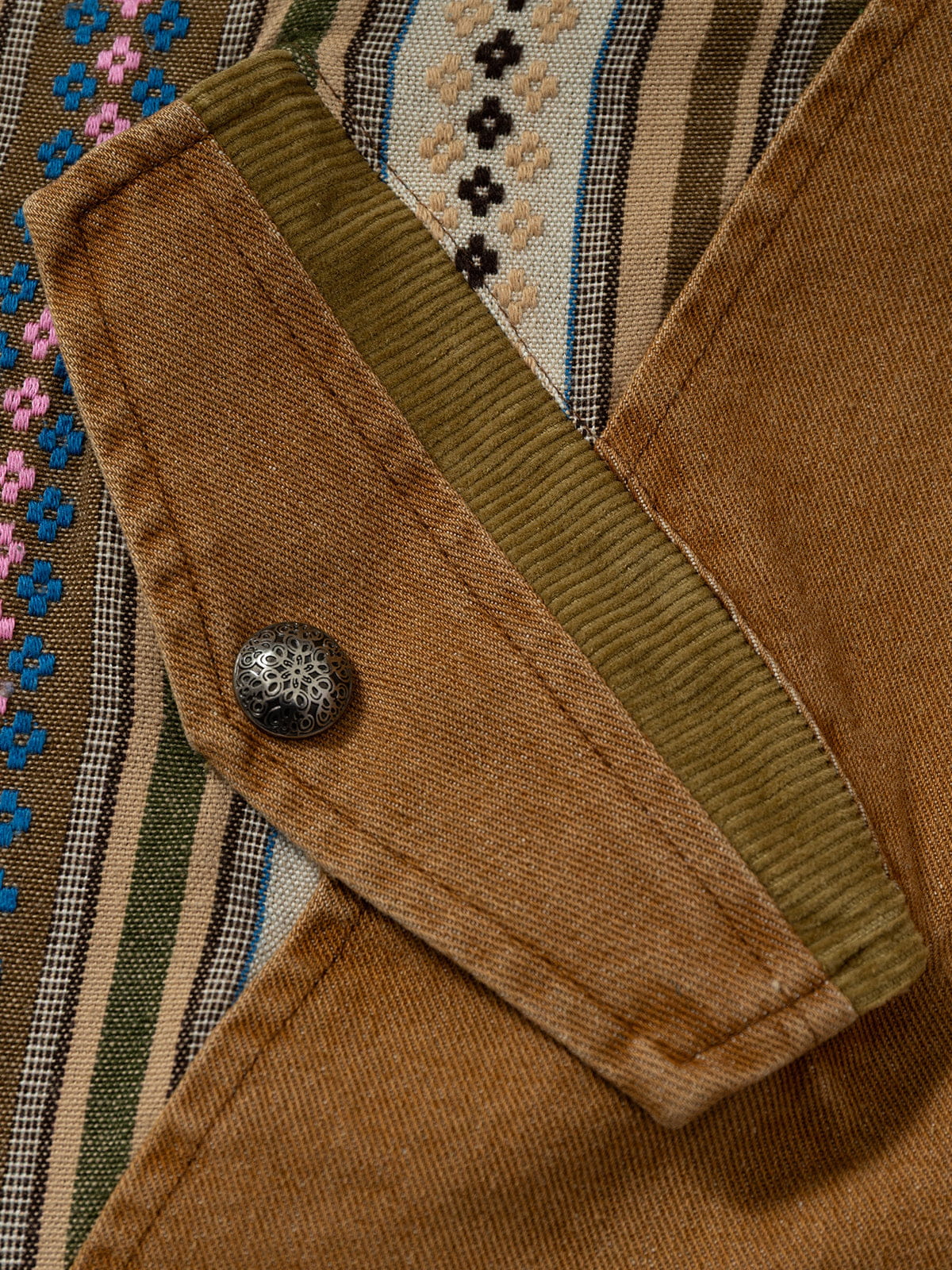 Aelfric Eden Ethnic Panel Utility Jacket - Image 3