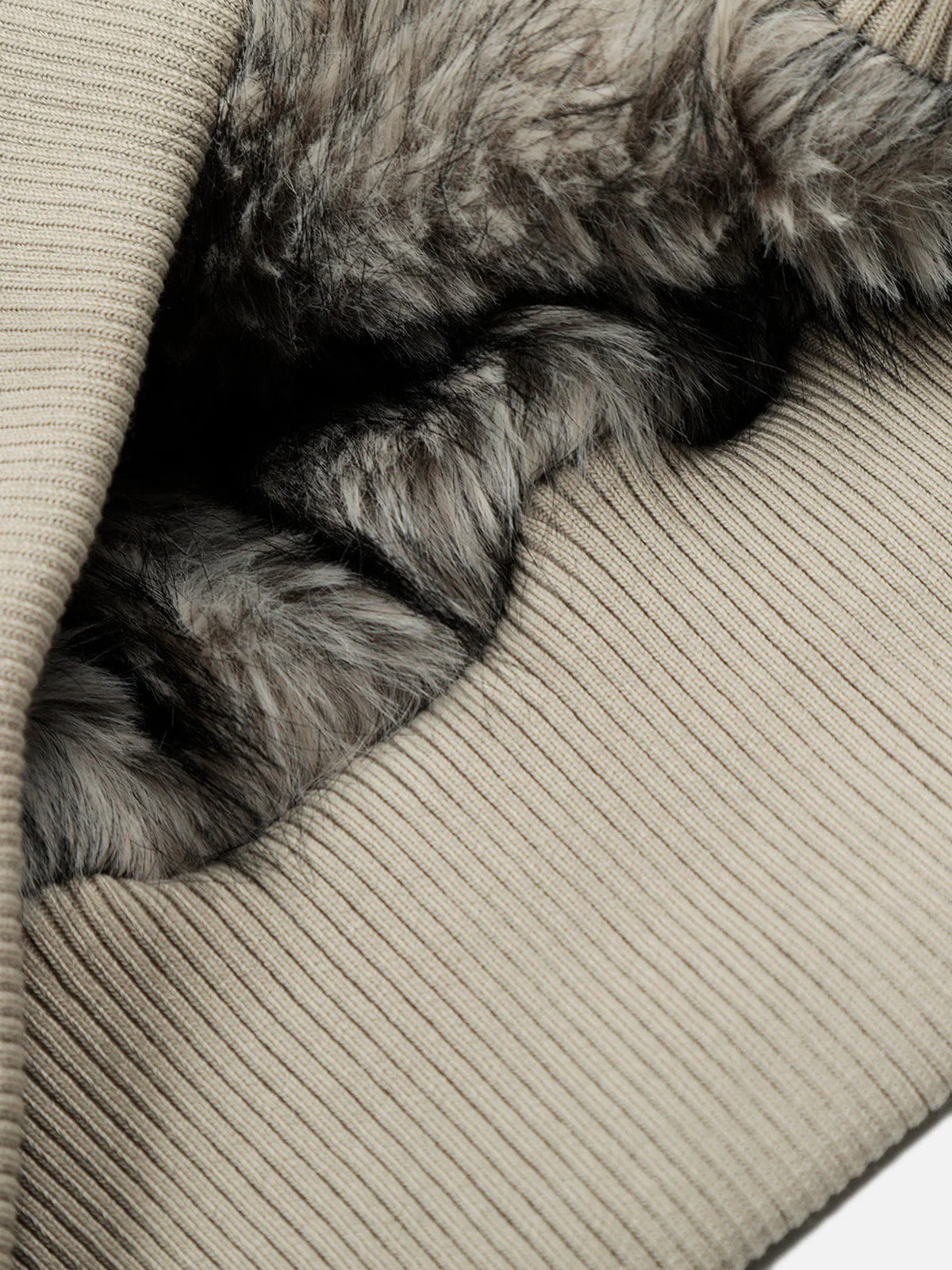 Aelfric Eden Fur Hooded Zip Up Coat - Image 5