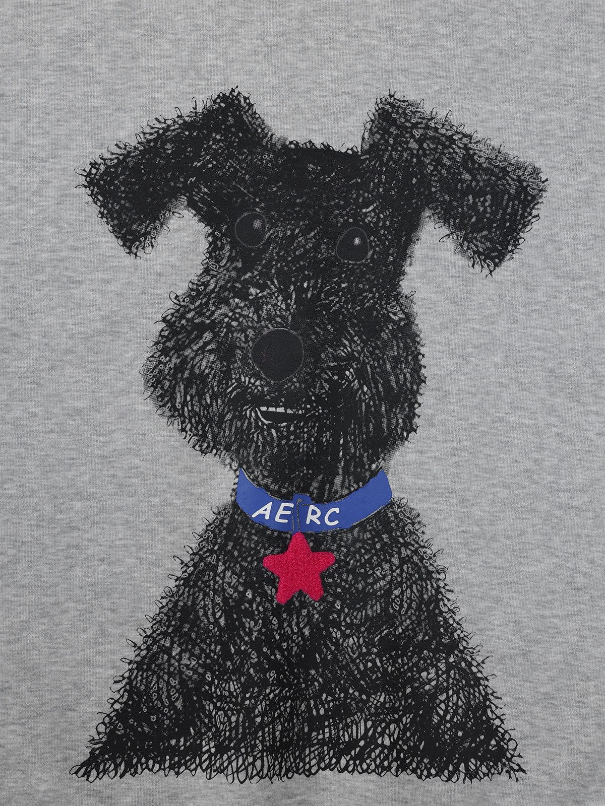 Aelfric eden Graffiti Dog Graphic Oversized Hoodie - Image 7