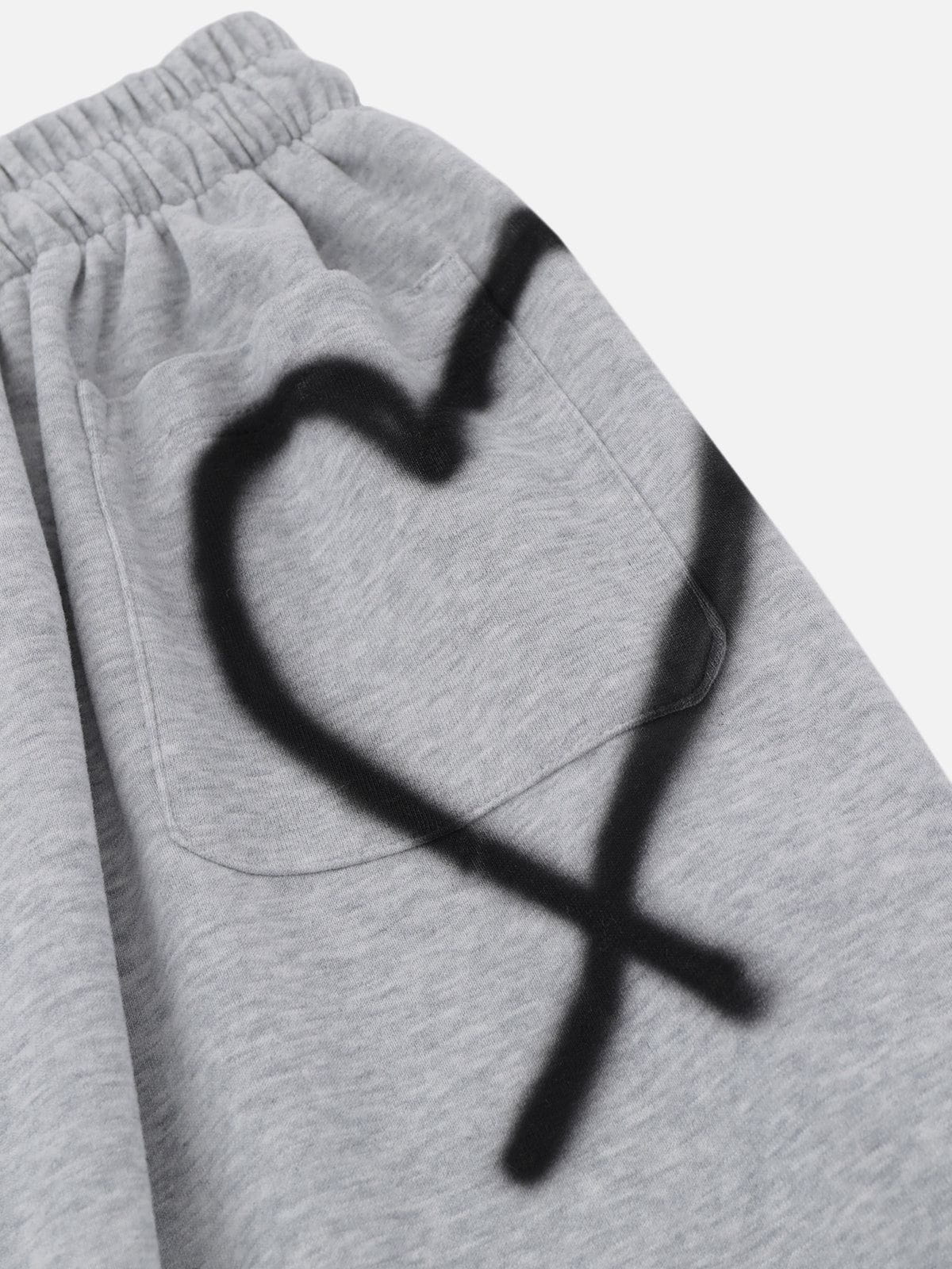 Aelfric Eden Graffiti Heart Baggy Sweatpants - Image 7