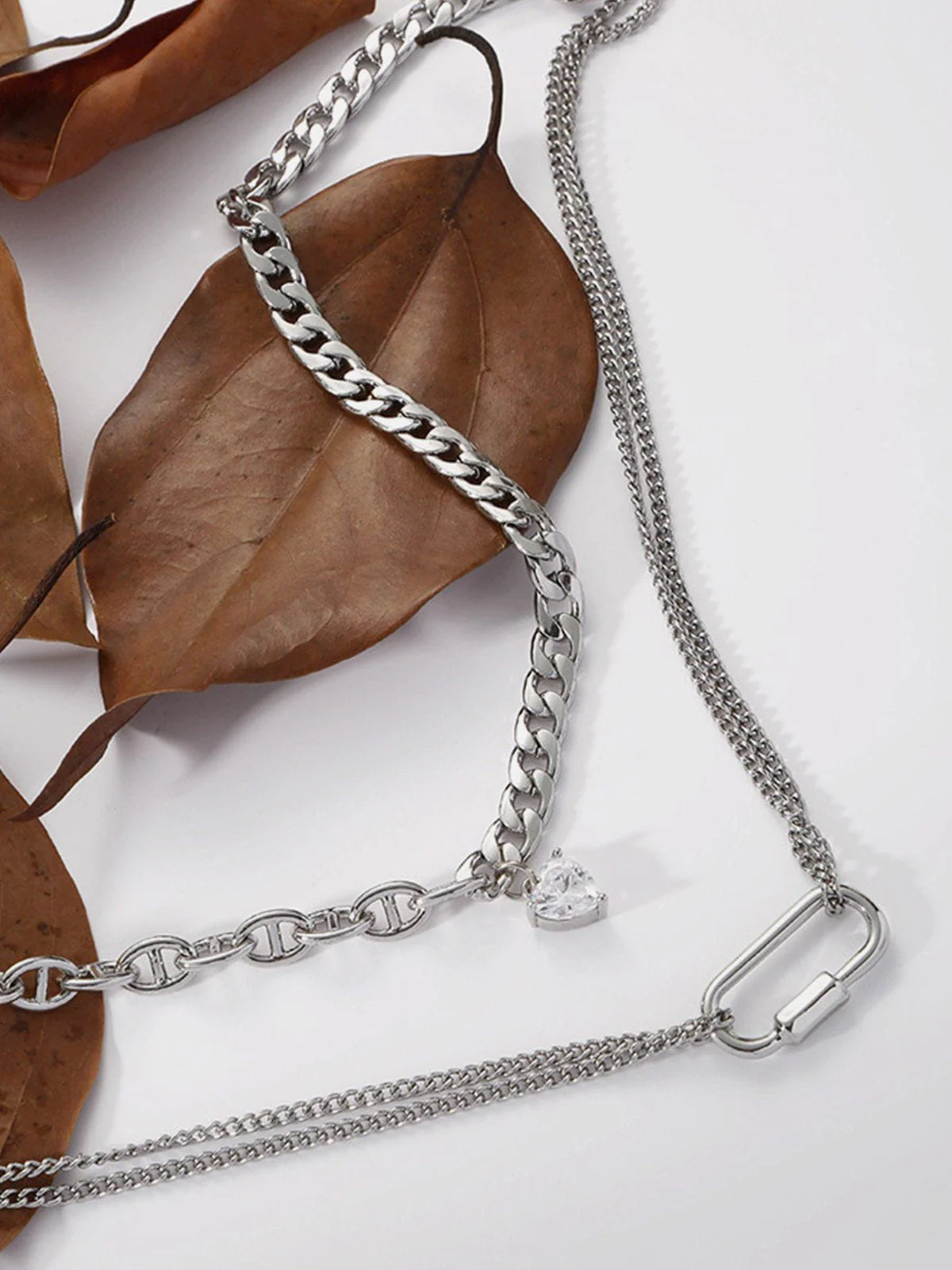 Aelfric Eden Heart Pendant Layered Necklace - Image 3