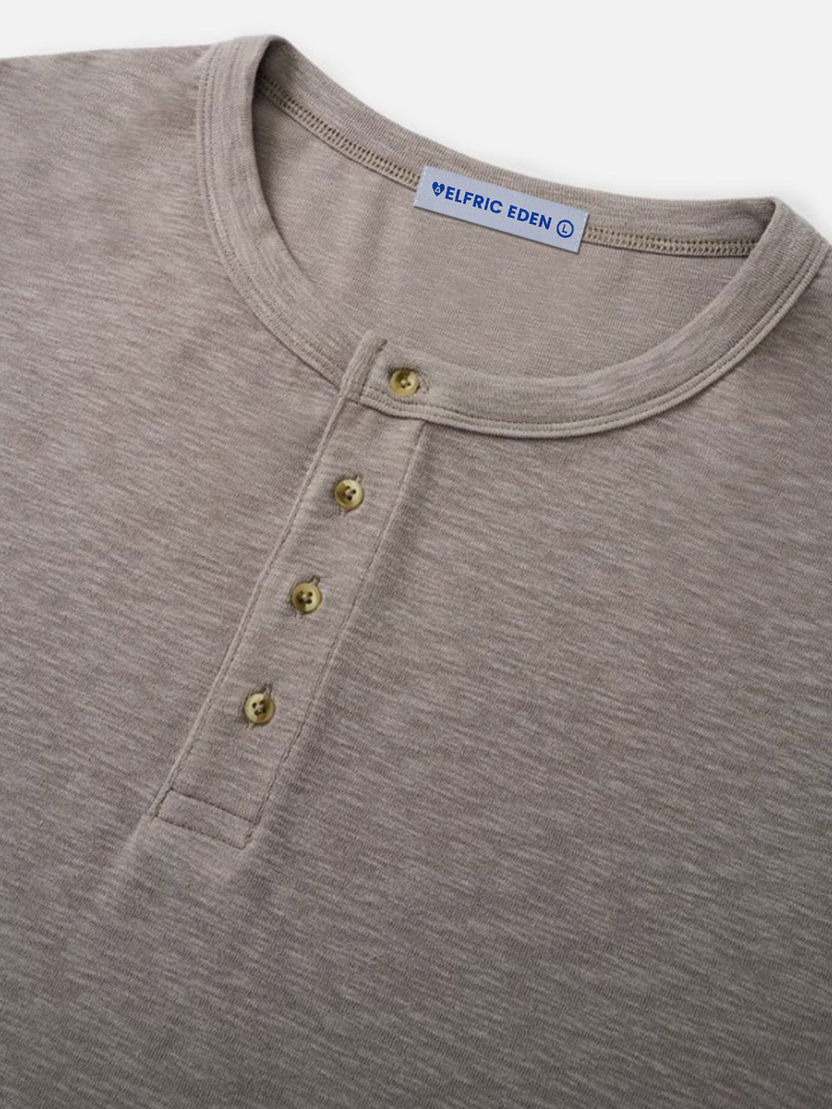 Aelfric Eden Henley Button Tee - Image 4