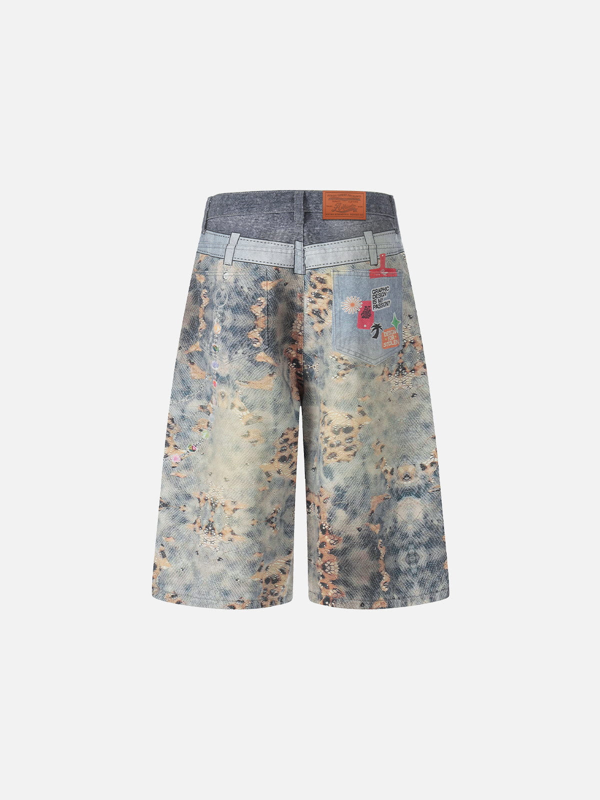 Aelfric Eden Leopard Graphic Jorts - Image 3