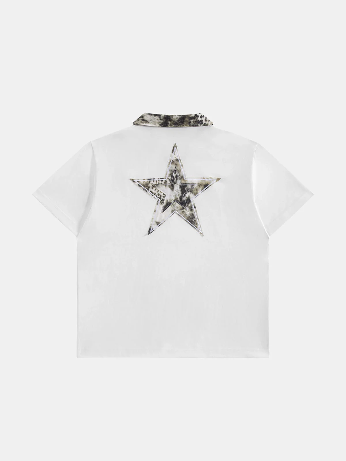 Aelfric Eden Leopard Star Polo Tee - Image 2