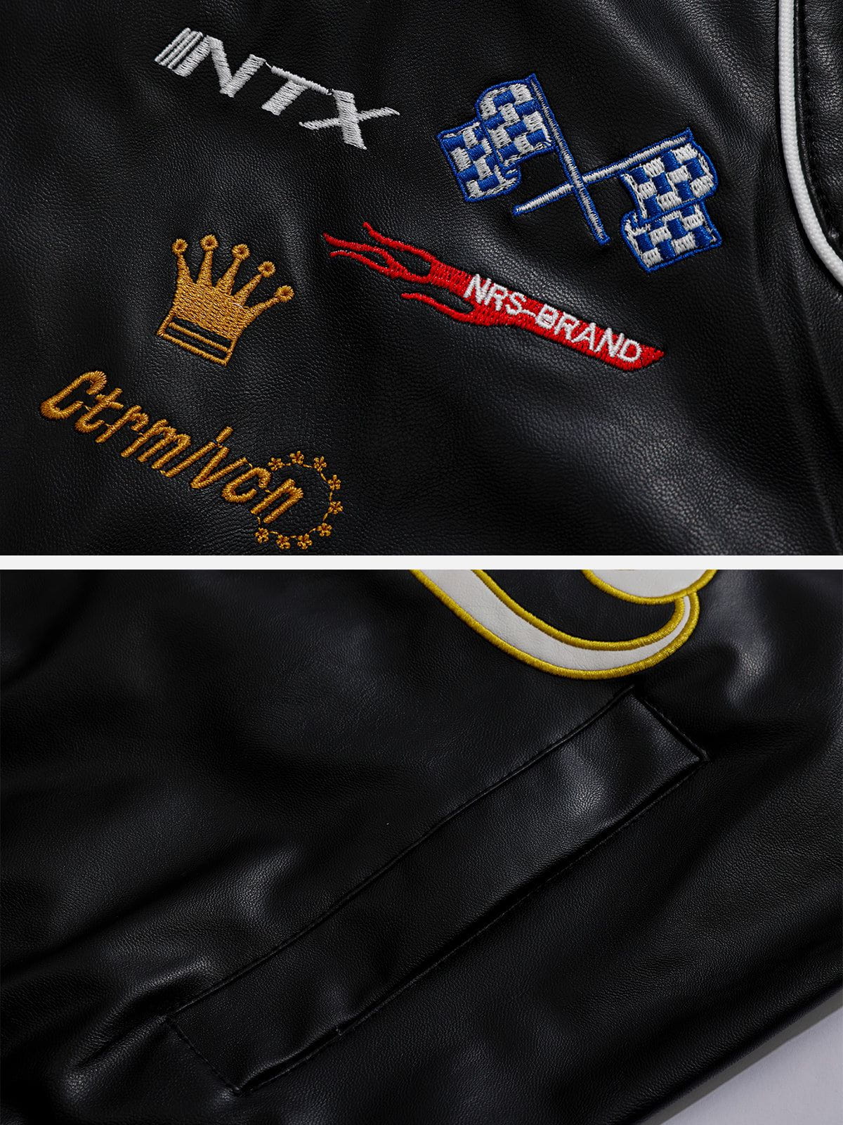 Aelfric Eden Racing Leather Jacket - Image 7