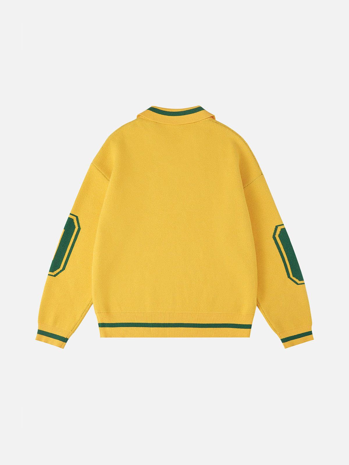 Aelfric Eden Number Graphic Polo Sweater - Image 6