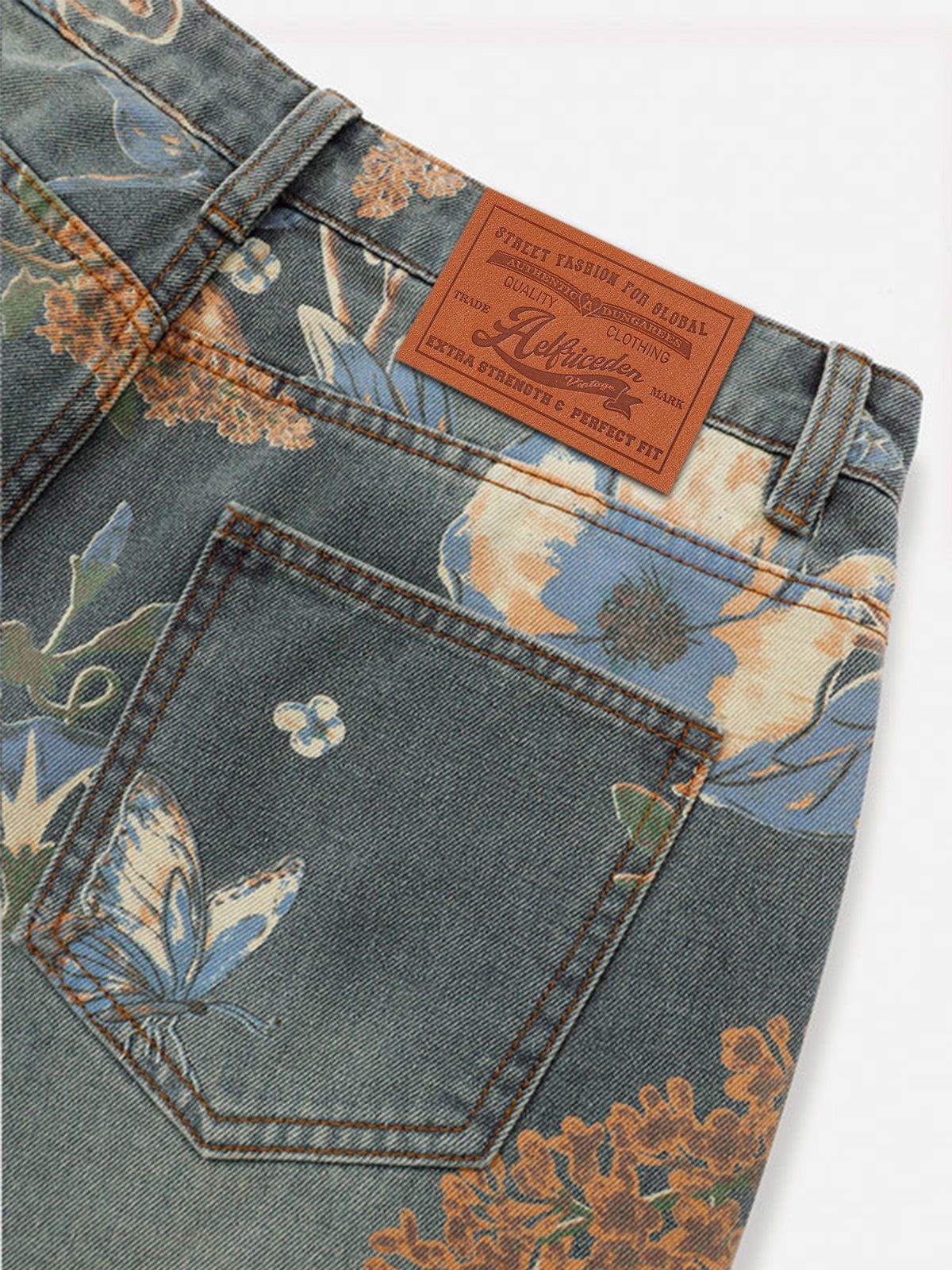 Aelfric Eden Floral Baggy Jeans - Image 12