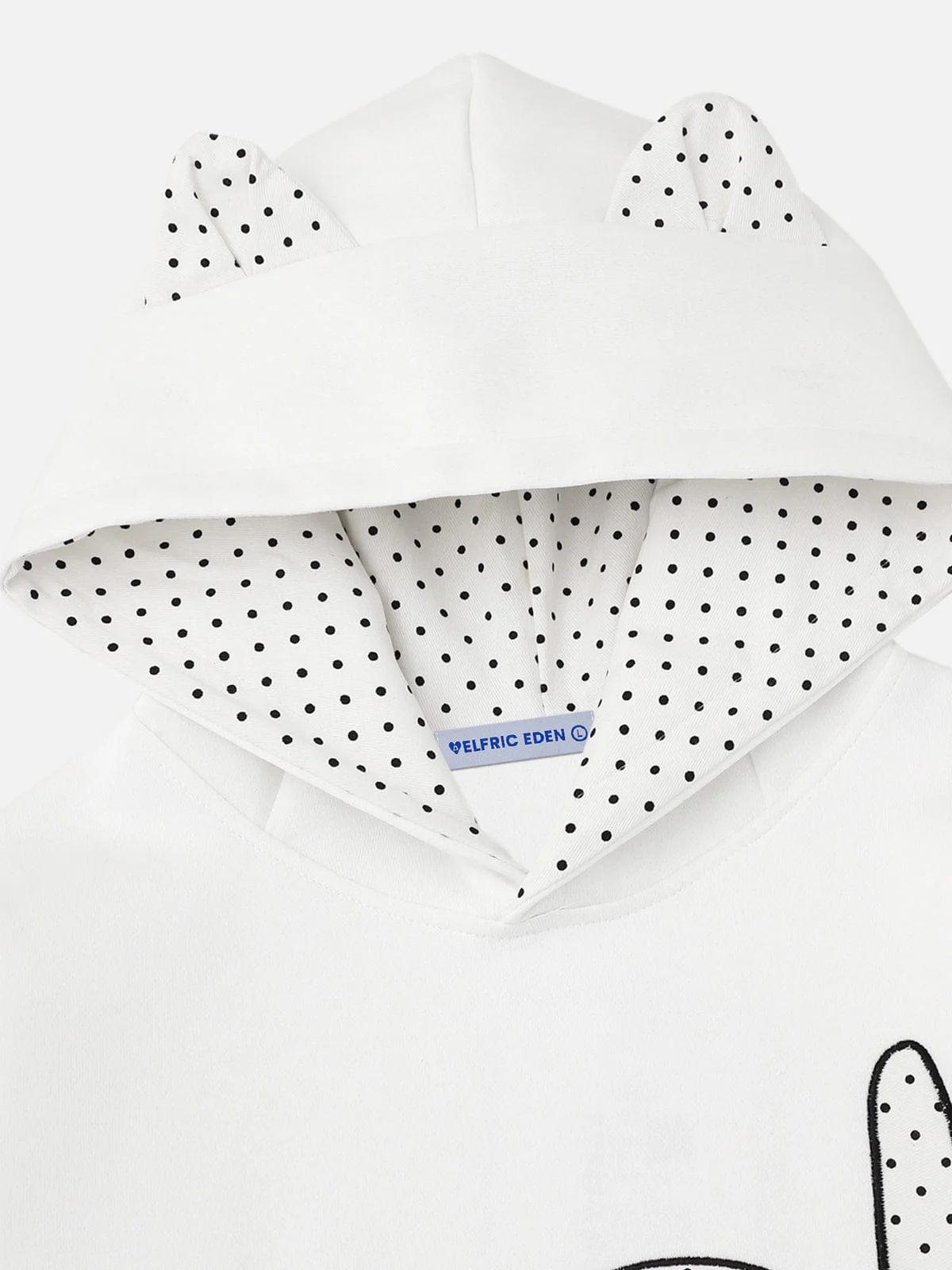 Aelfric Eden Polka Dot Cat Pullover Hoodie - Image 6