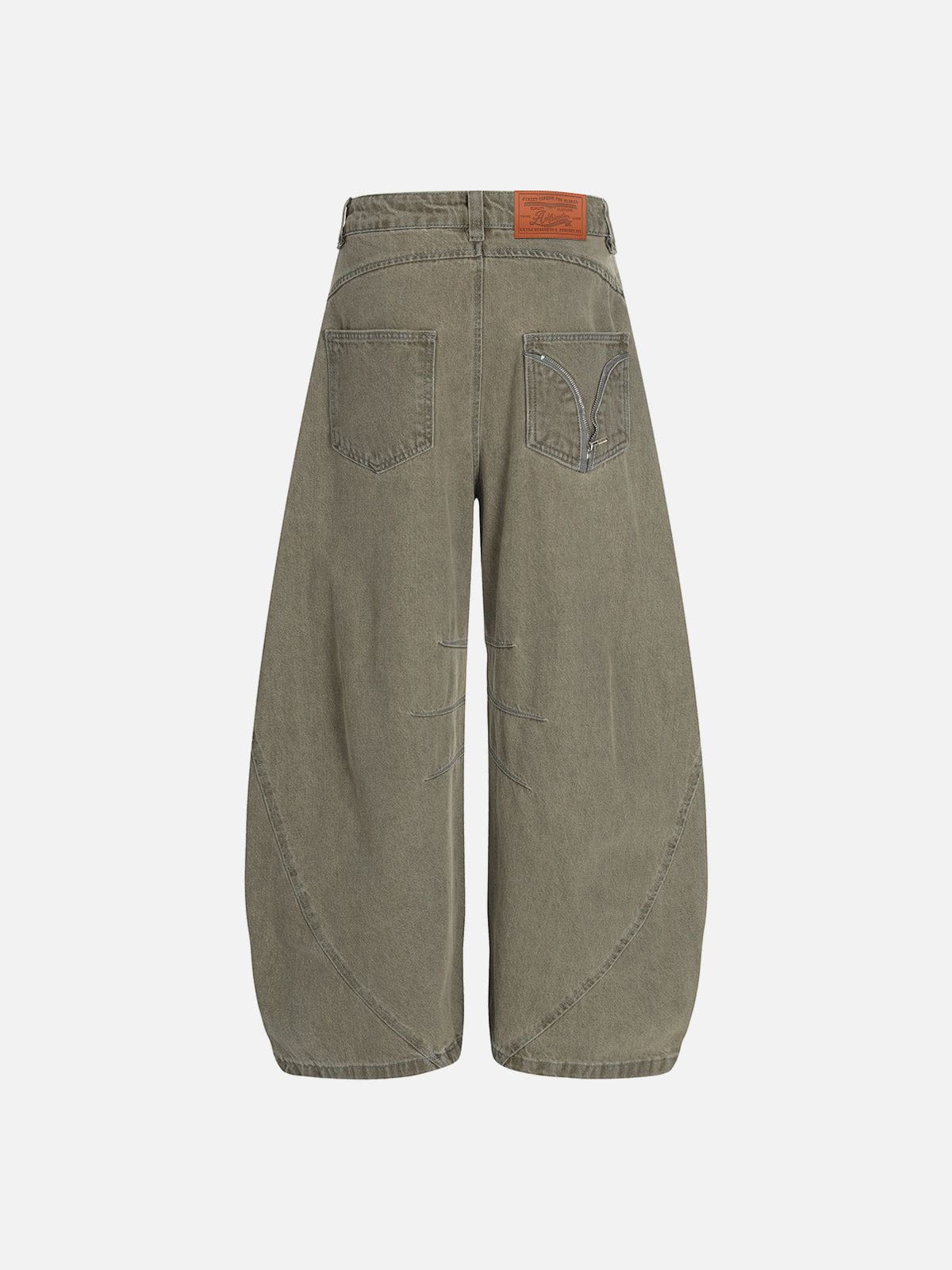 Aelfric Eden Pocket Graphic Baggy Barrel Jeans - Image 2