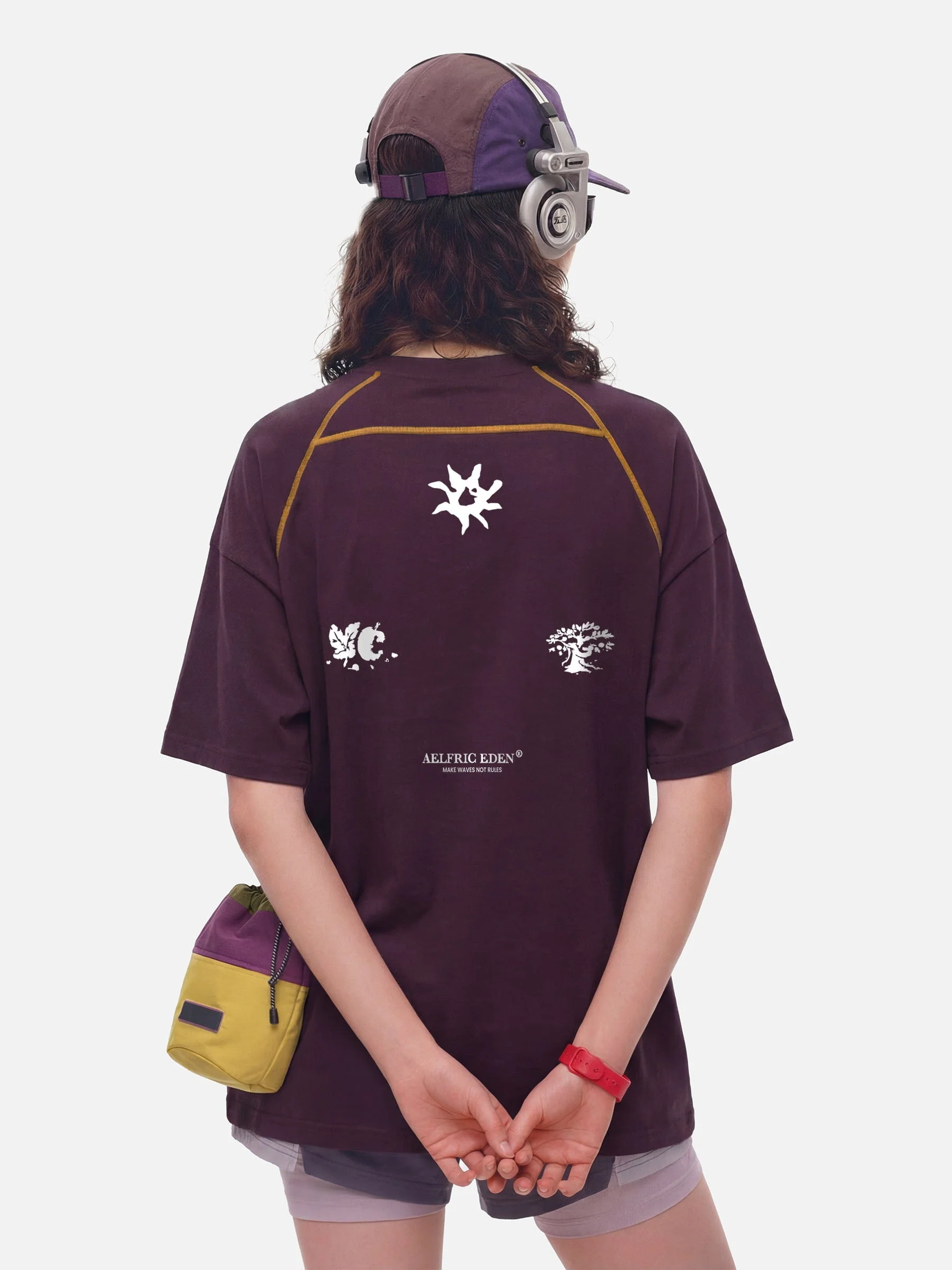 Brezzy Oversized Feather Tech Tee - Image 2