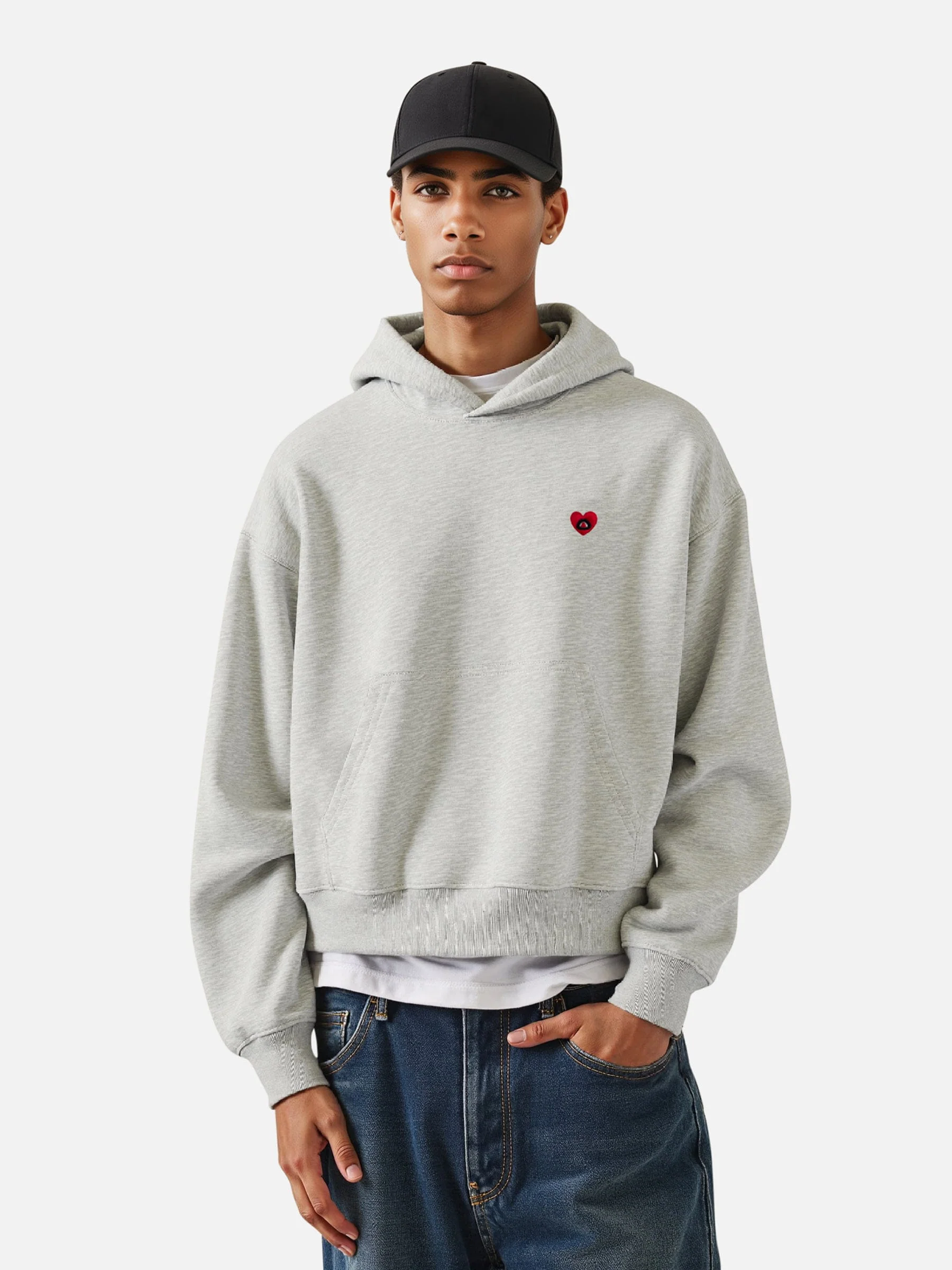 Aelfric Eden Solid Pullover V302 Boxy Hoodie - Image 2
