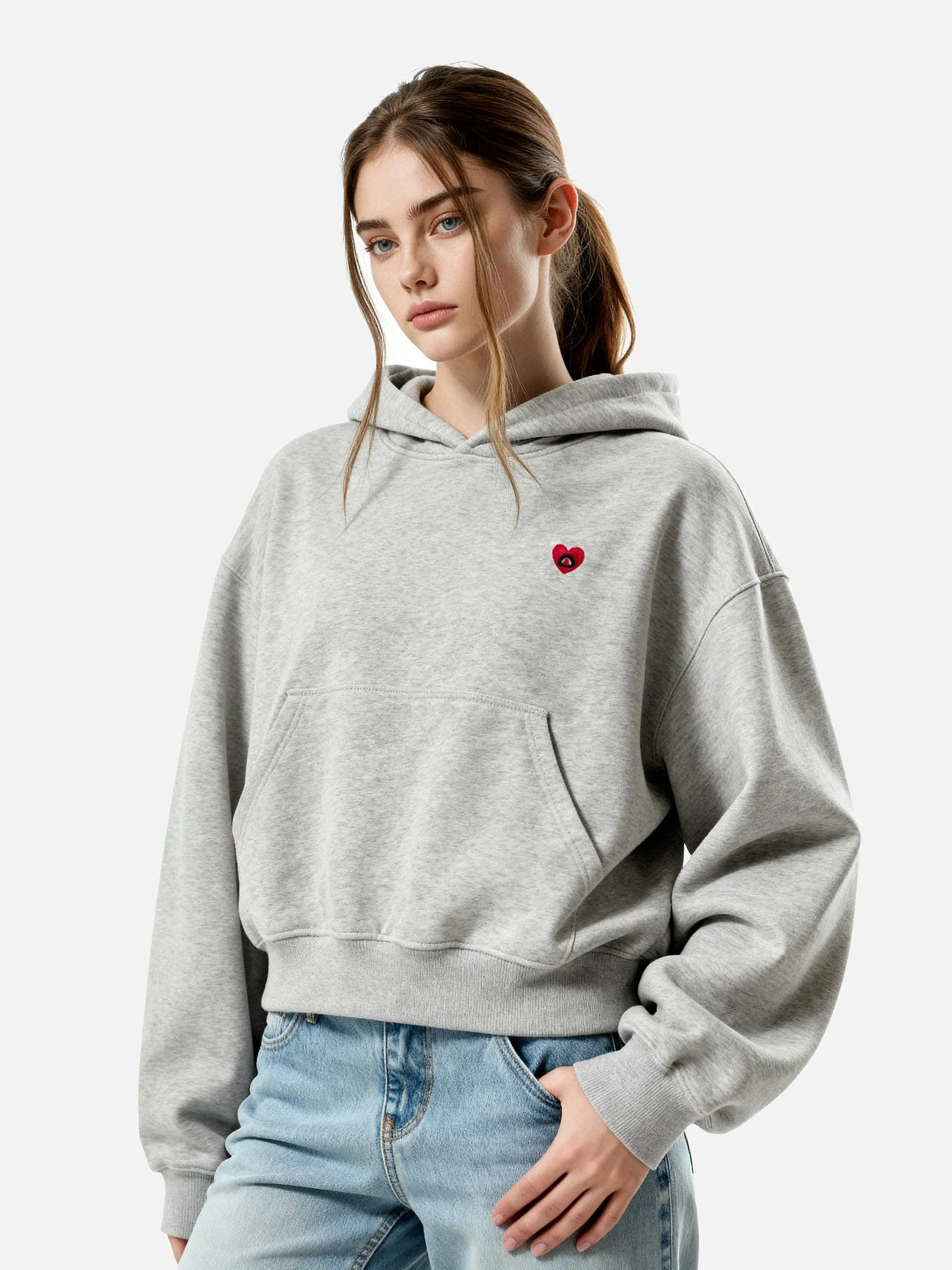 Aelfric Eden Solid Pullover V302 Boxy Hoodie - Image 3