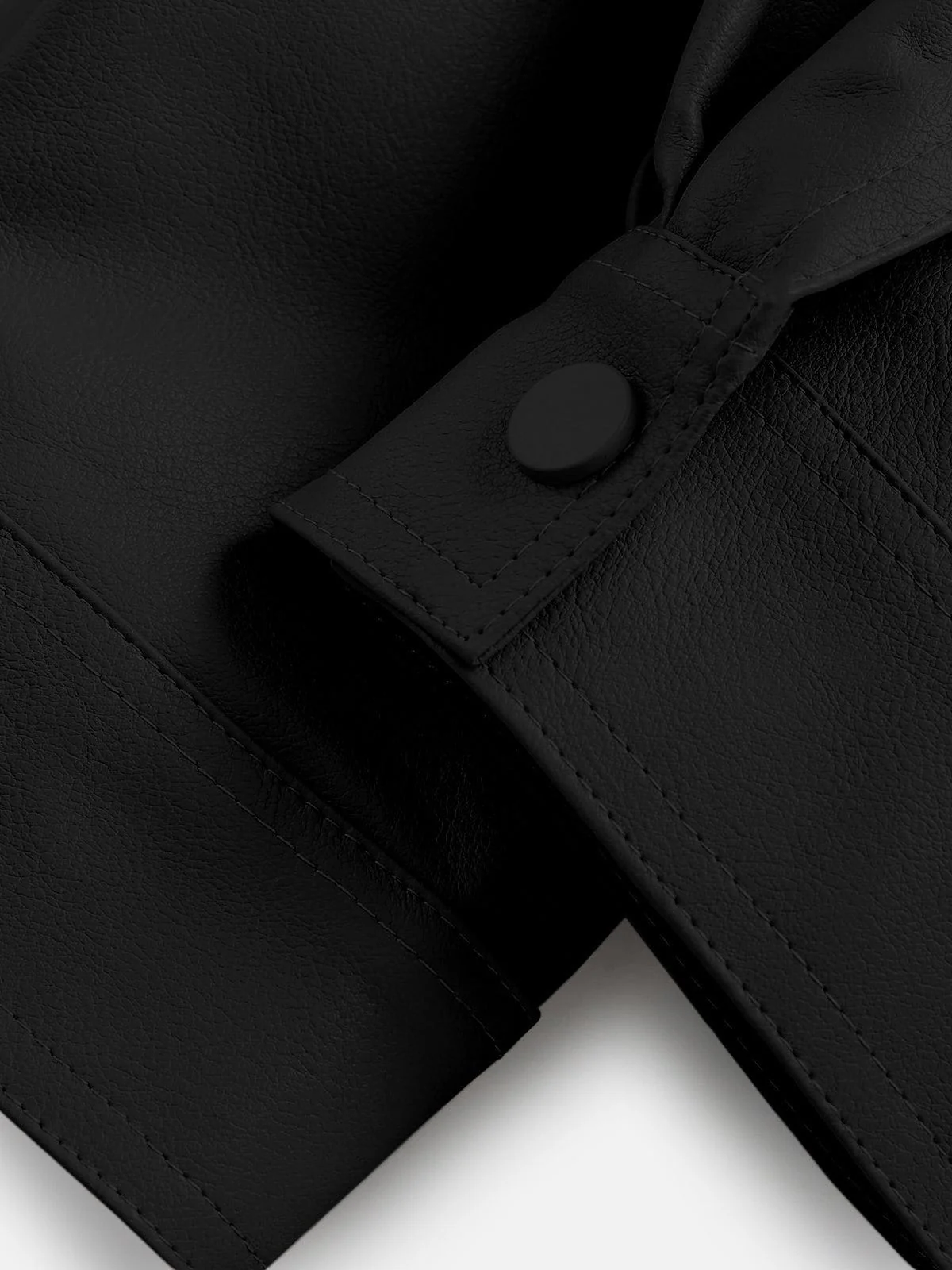 Aelfric Eden Essential Faux Leather Jacket - Image 4