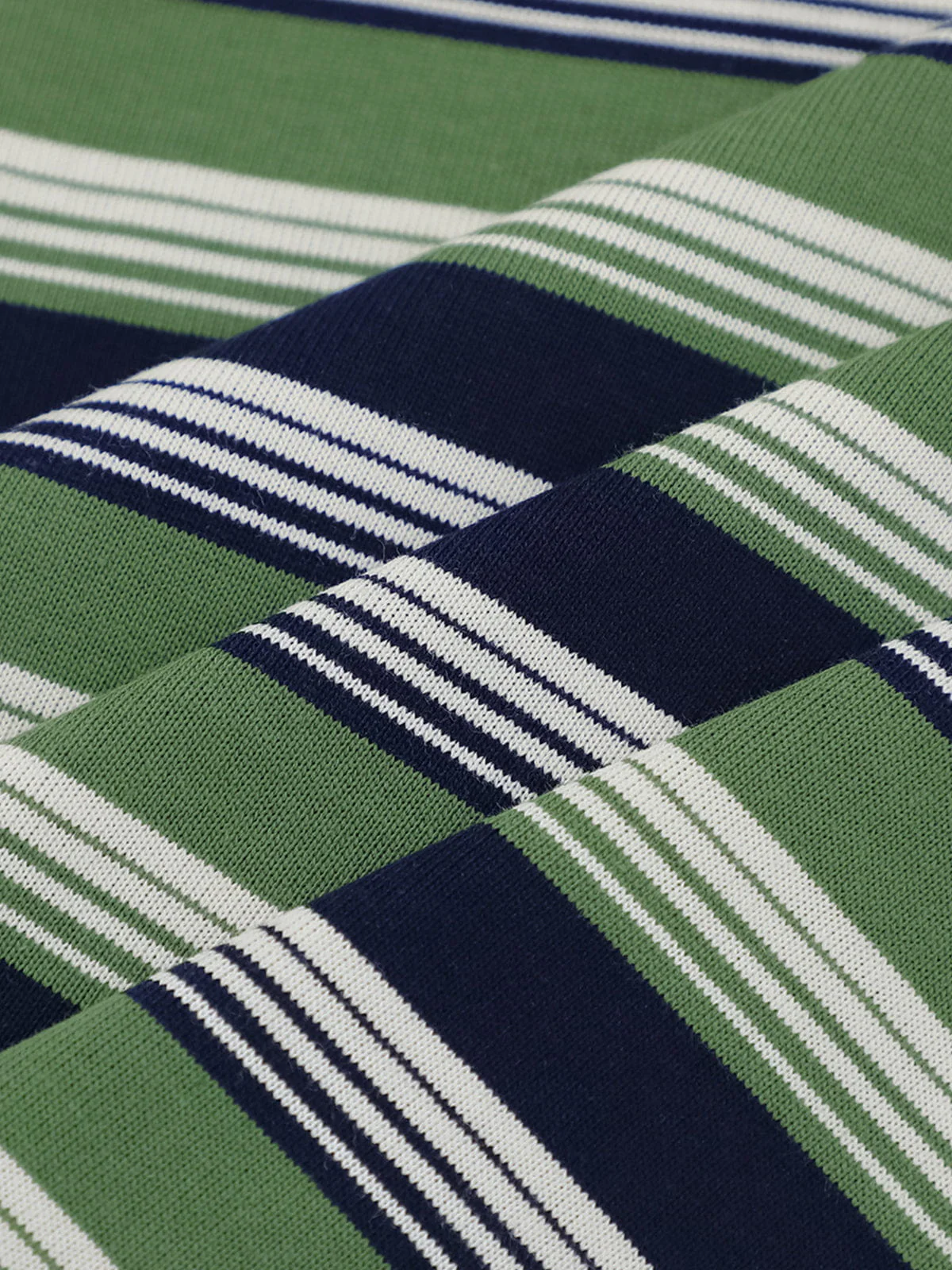 Aelfric Eden Stripe Panel Polo Tee - Image 7