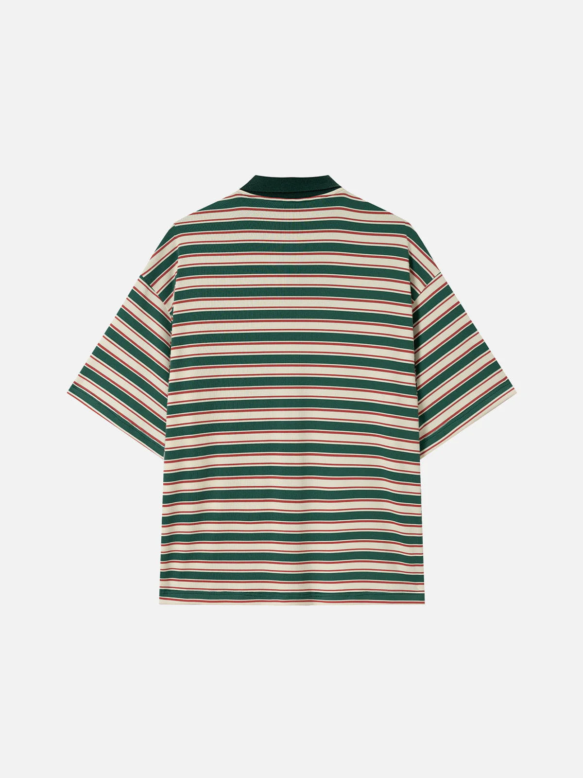 Aelfric Eden Stripe Polo Tee - Image 2
