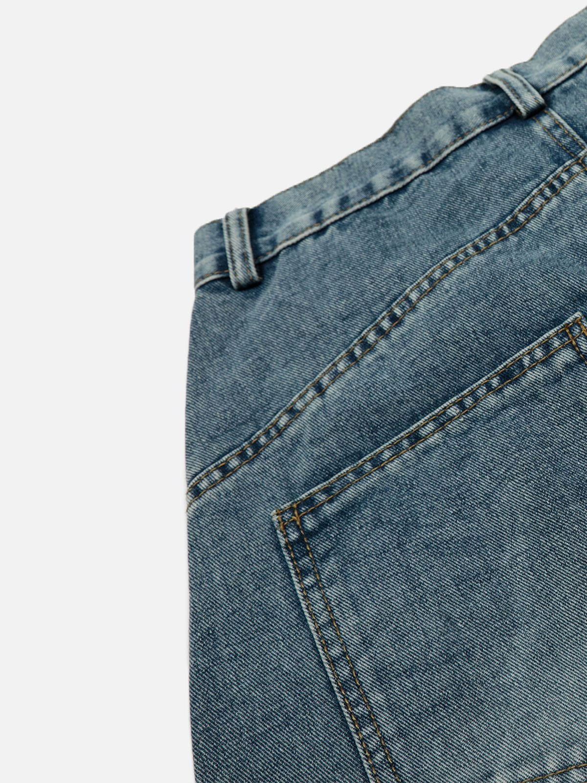 Aelfric Eden Stripe Deconstruction Barrel Longline Jorts - Image 9