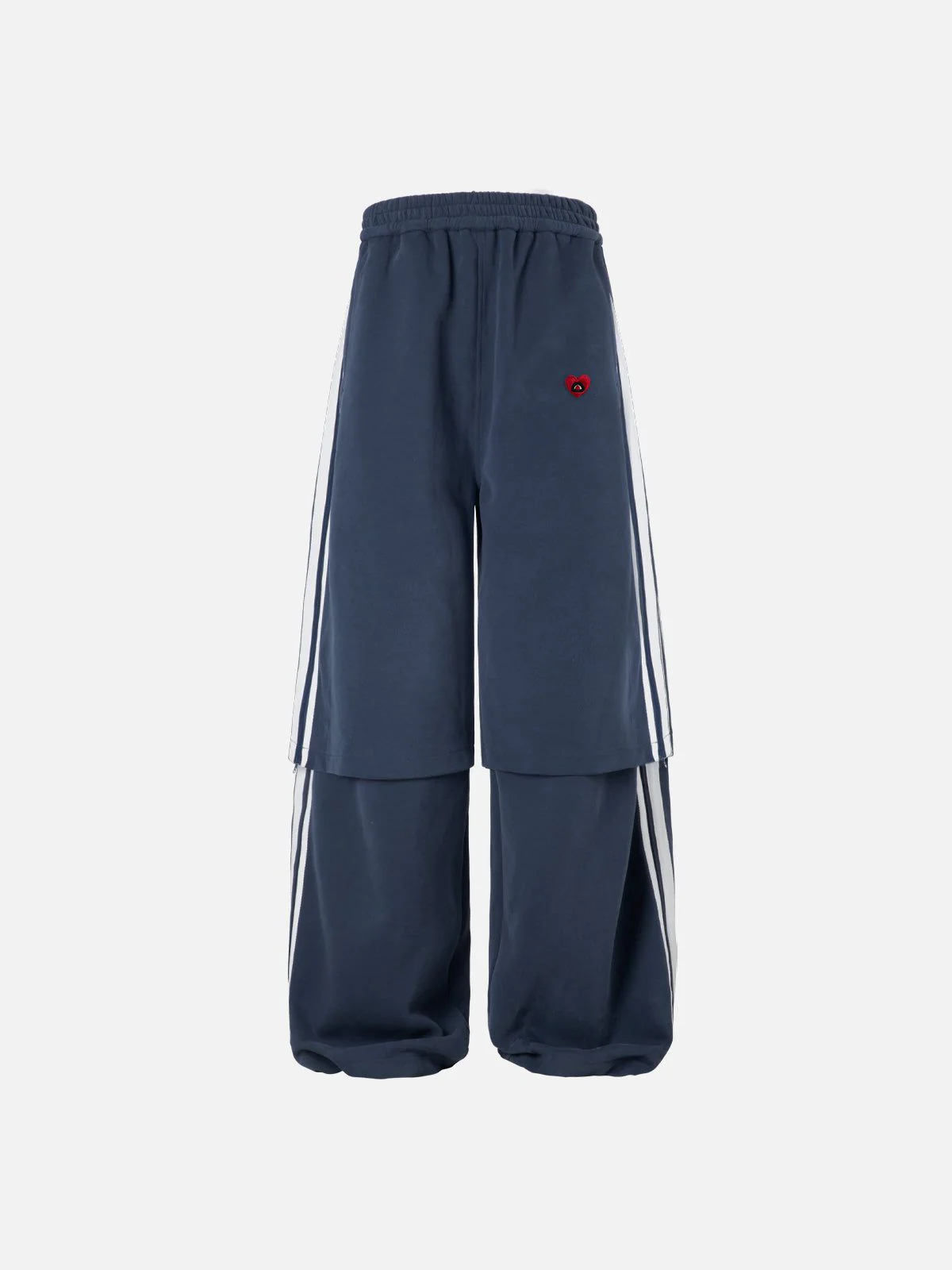 Aelfric Eden Stripe Zip Up Two Layer Baggy Sweatpants