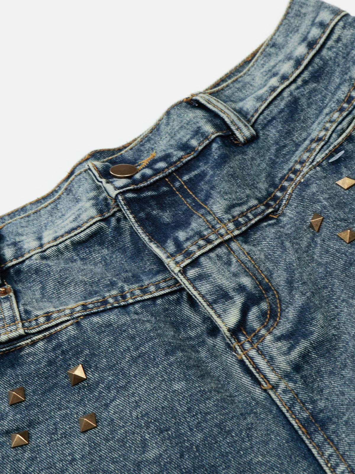 Aelfric Eden Studded Panel Longline Jorts - Image 3