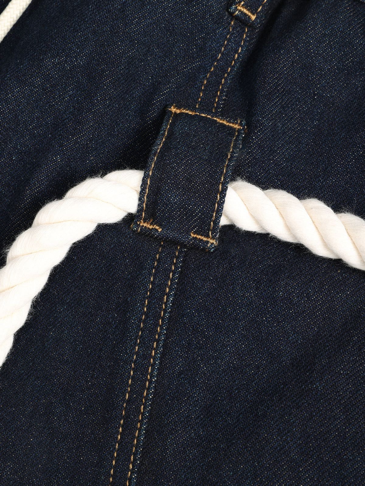 Aelfric Eden Drawstring Waist Super Baggy Jeans - Image 9