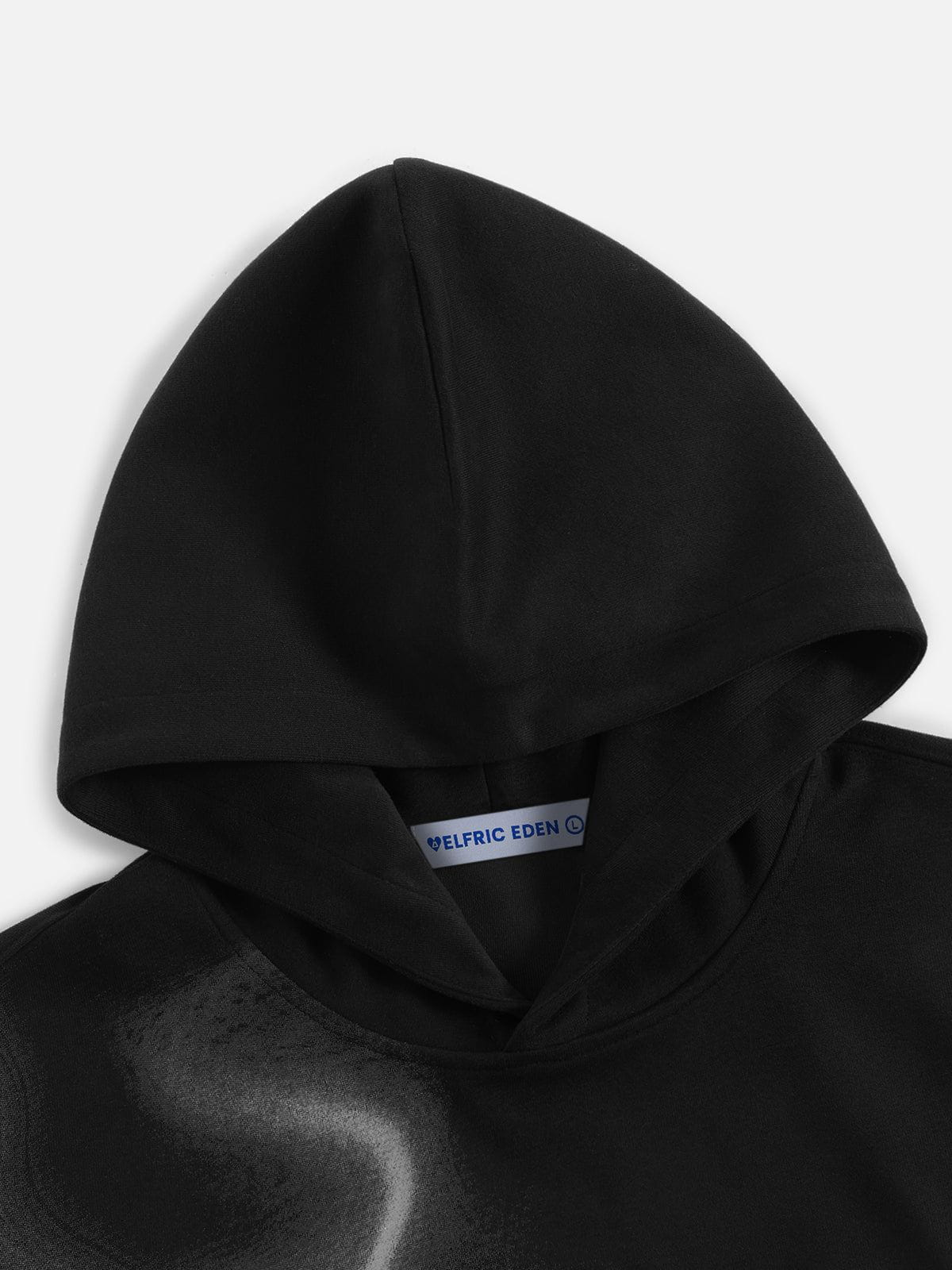 Aelfric Eden Oversized Thermal Imaging Blurring Print Pullover Hoodie - Image 3
