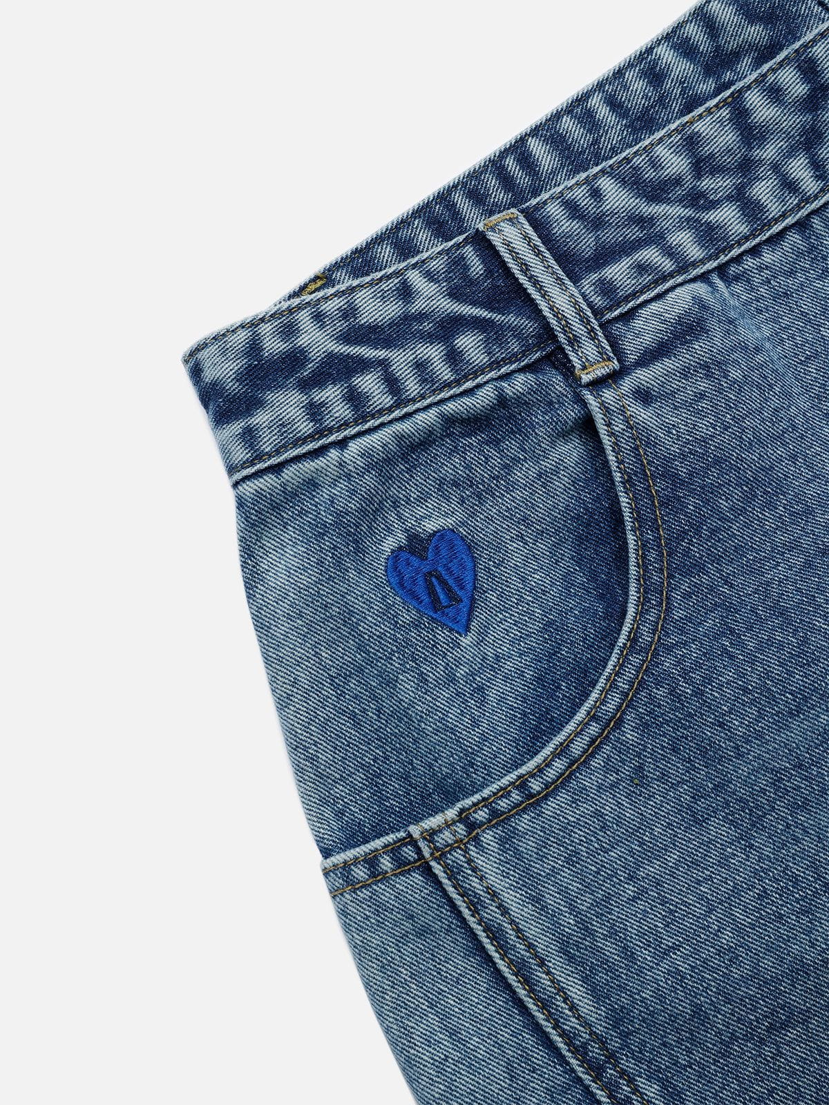 Aelfric Eden Baggy Distressed Washed Jeans - Image 10