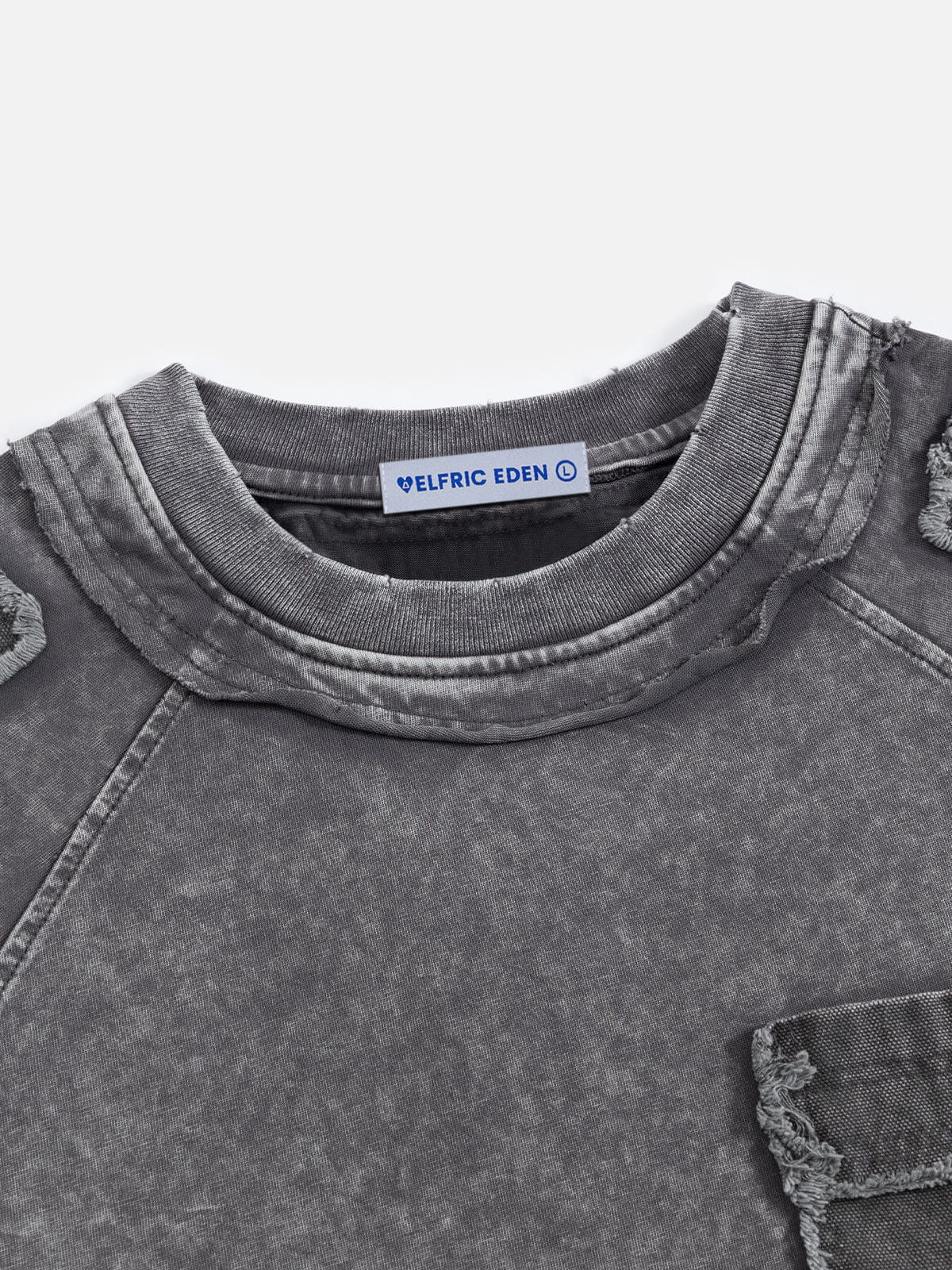 Aelfric Eden Washed Exposed Seam Tee - Image 4