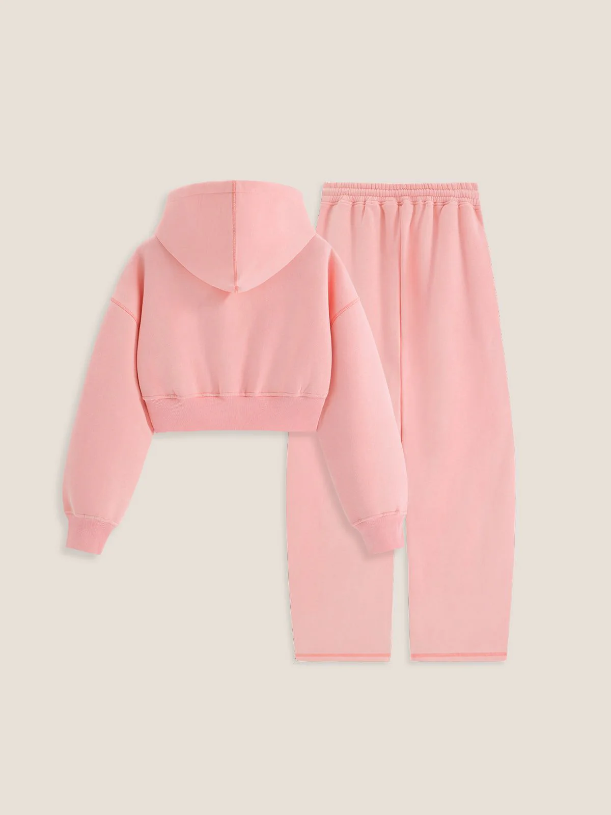 Soufflé Cropped Cloud Hoodie Set - Image 5