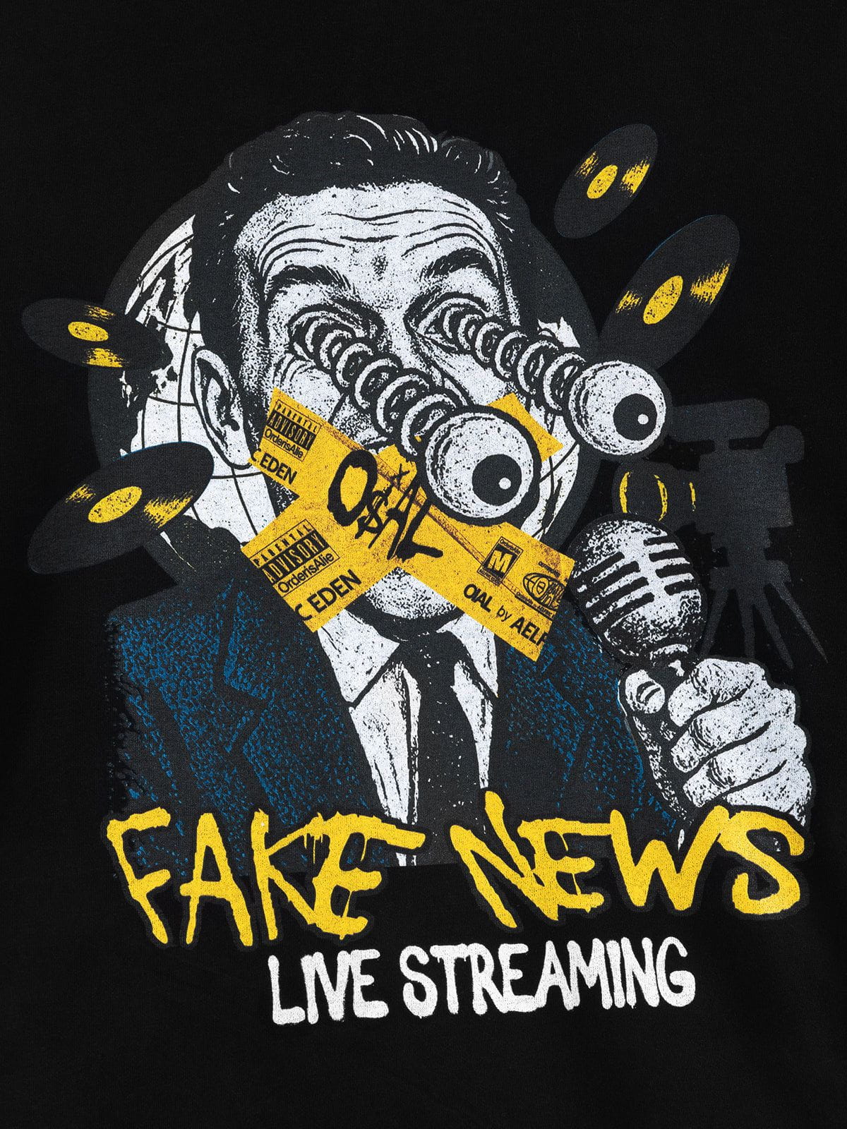 [COMPLEXCON] FAKE NEWS OIAL Tape Hoodie - Image 6