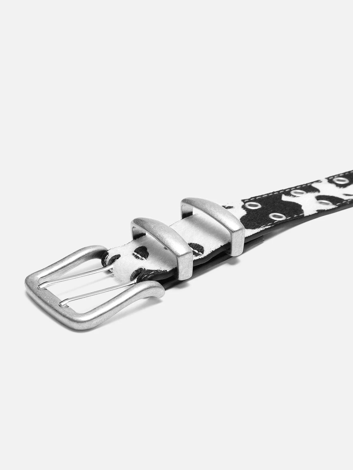 Cow Print Studded Belt - Image 3