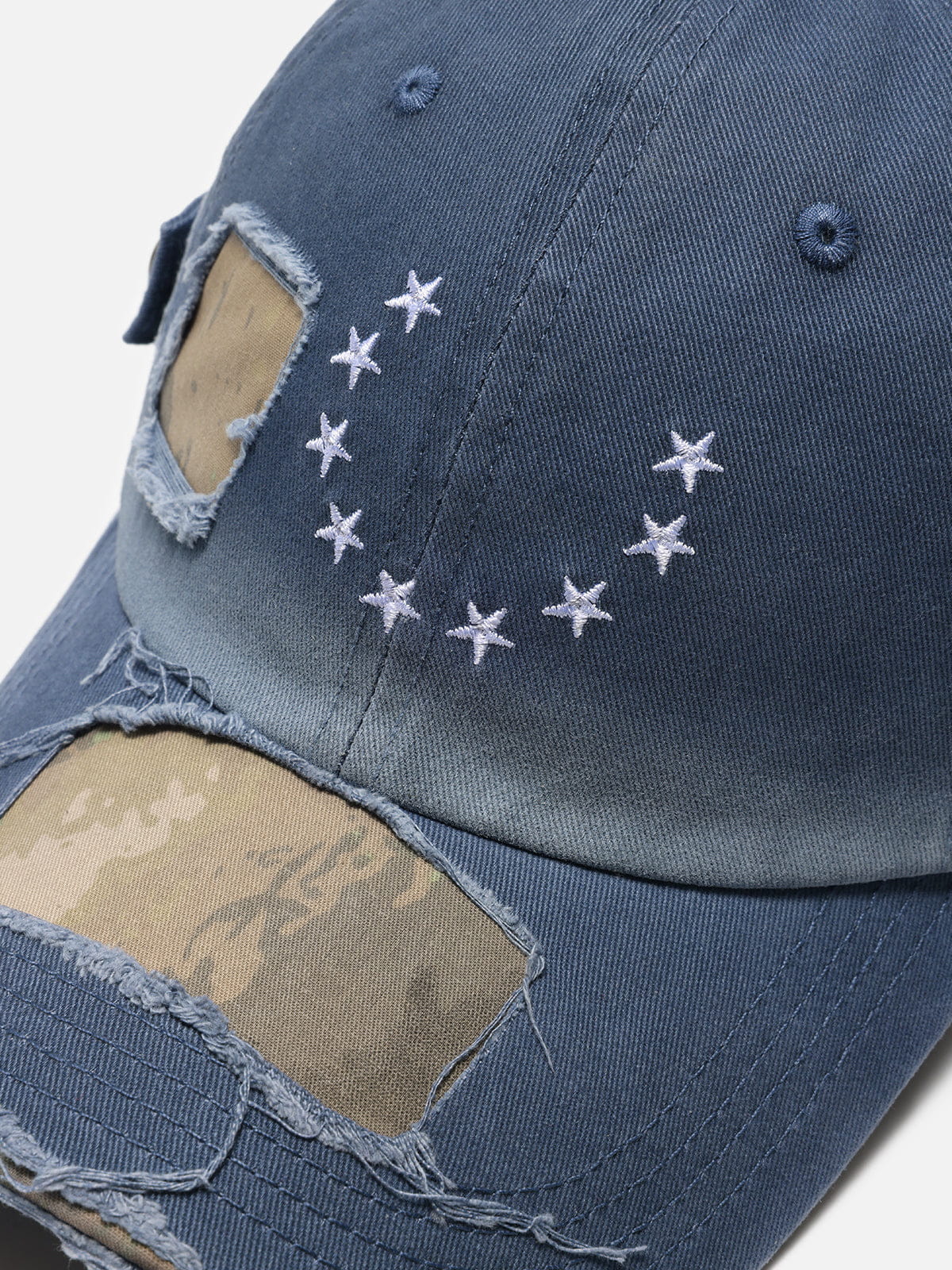 Star Patch Distressed Cap - Image 8