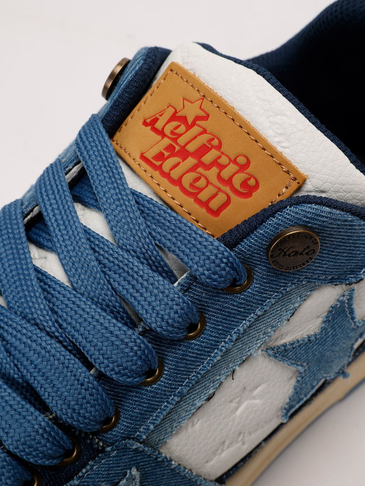 Starry Climb Stars Casual All-Match Denim Skate Shoes - Image 7