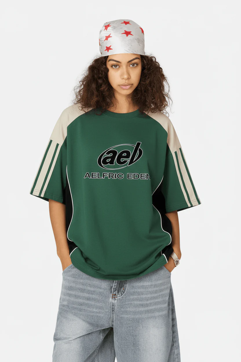 Aelfric Eden Color Block Speedway Tee - Image 3